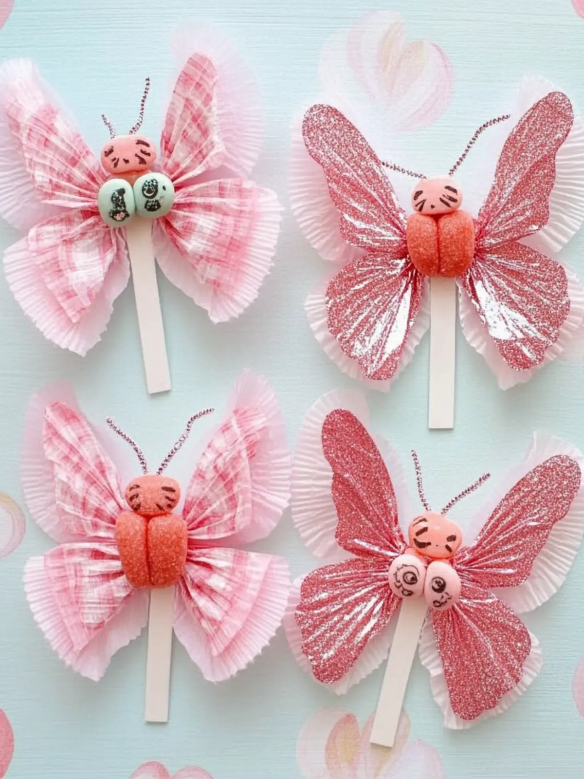 Candy Love Bugs Craft: Adorable Butterfly Treats for Kids 3 Candy Love Bugs Craft – Butterfly Treats