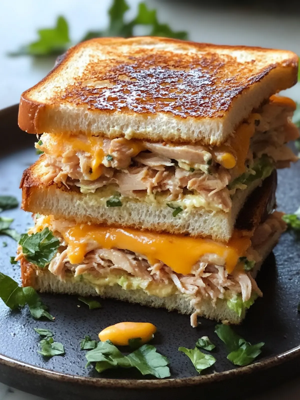 Mini Triple-Decker Tuna Melts for Quick, Flavorful Snack Bliss 2 Mini Triple-Decker Tuna Melts