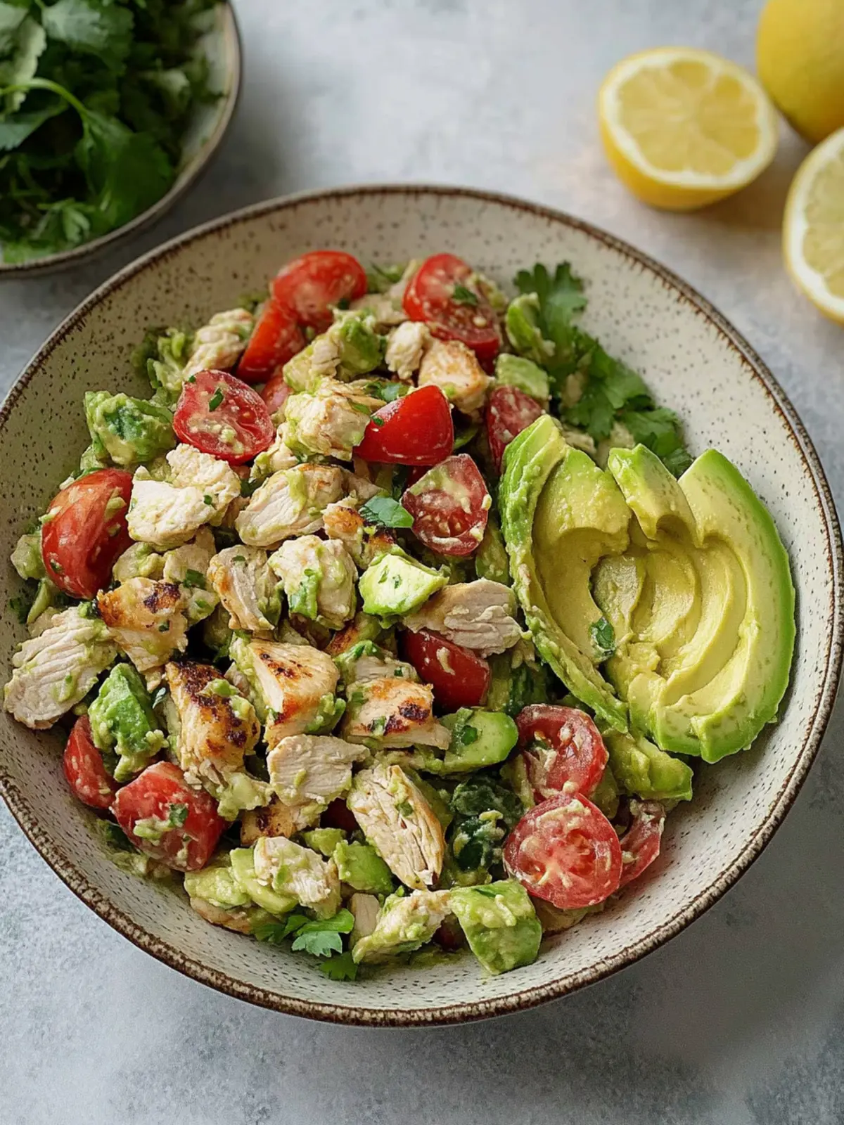Creamy Avocado Chicken Salad: A Fresh Twist for Sandwiches 2 Avocado Chicken Salad