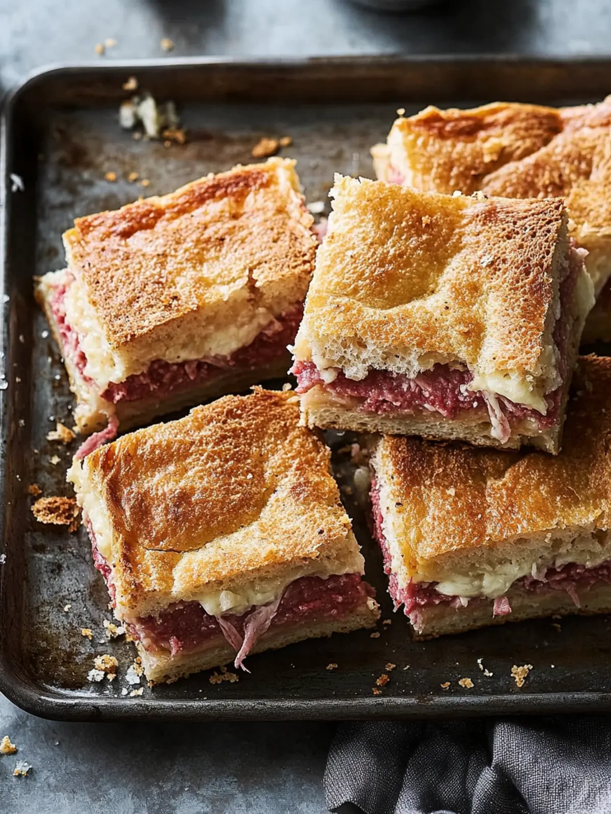 Reuben Squares: Irresistible Snack for Easy Entertaining! 5 Reuben Squares
