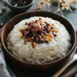 Delicious Eight Treasure Rice with Floral Chrysanthemum Twist 9 Eight Treasure Rice (八宝饭, Chinese Rice Pudding)