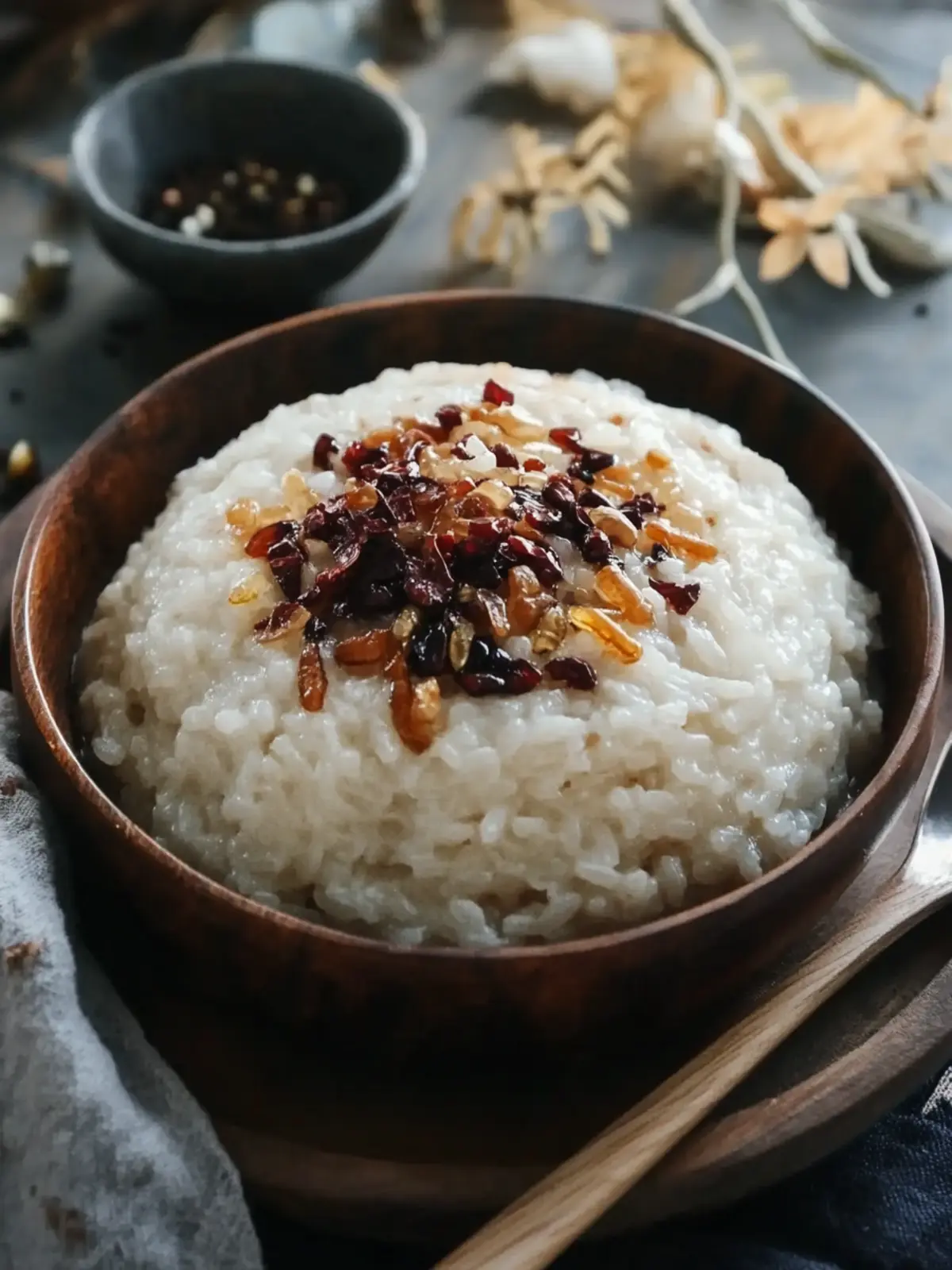 Delicious Eight Treasure Rice with Floral Chrysanthemum Twist 5 Eight Treasure Rice (八宝饭, Chinese Rice Pudding)