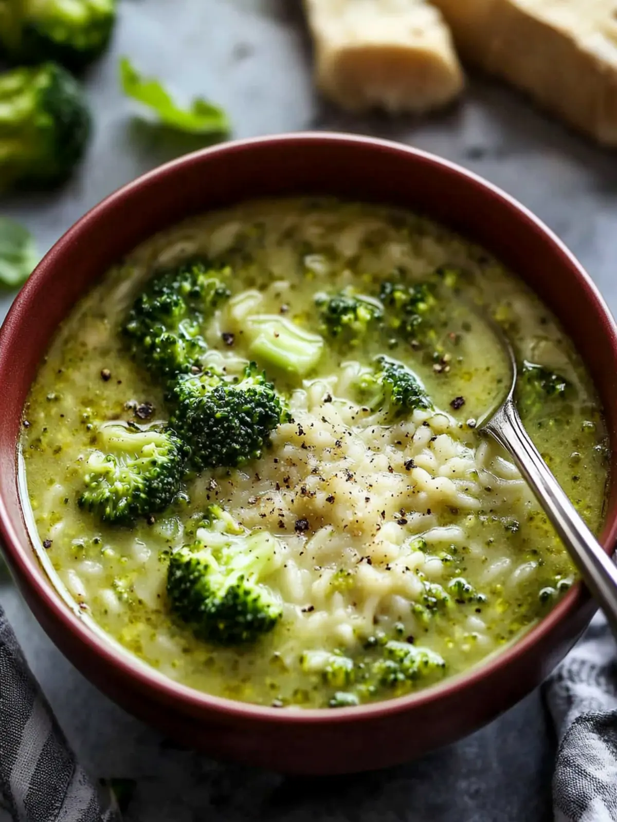 Garlic Italian Broccoli Soup - Comfort in Every Spoonful 3 Garlic Italian Broccoli Soup