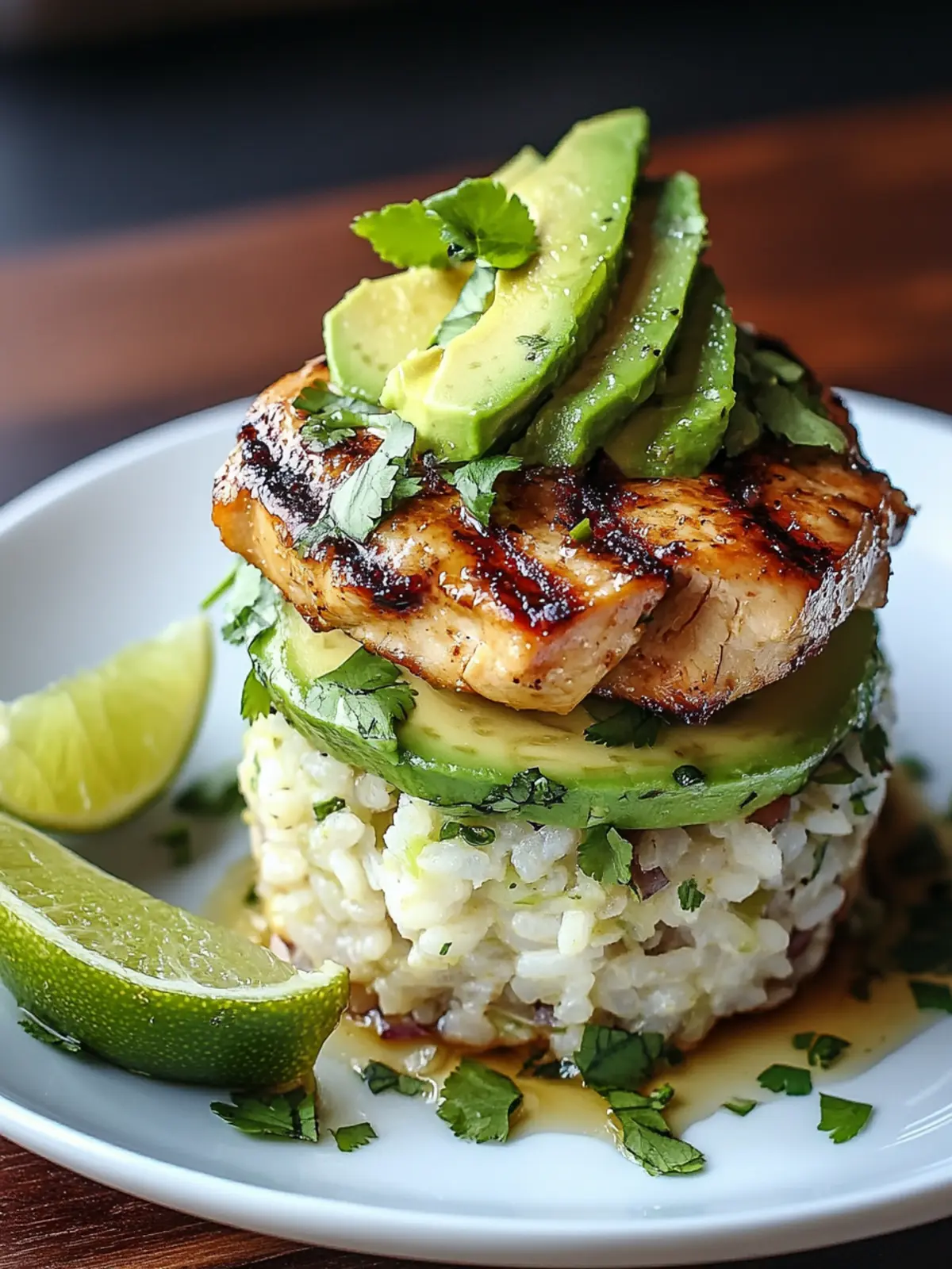 Savor the Flavor: Honey Lime Chicken & Avocado Rice Stack 4 Honey Lime Chicken & Avocado Rice Stack