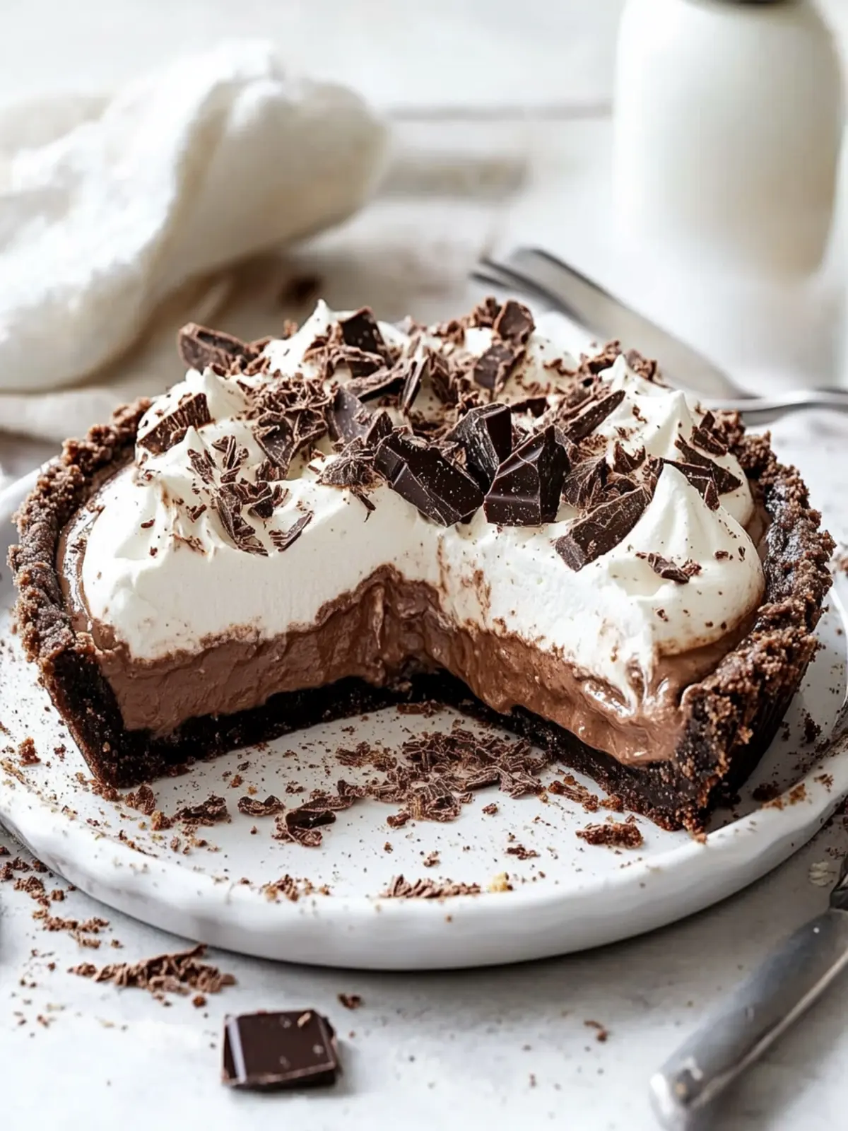 Indulge in No-Bake Baileys Chocolate Cream Pie Today! 4 Baileys Chocolate Cream Pie