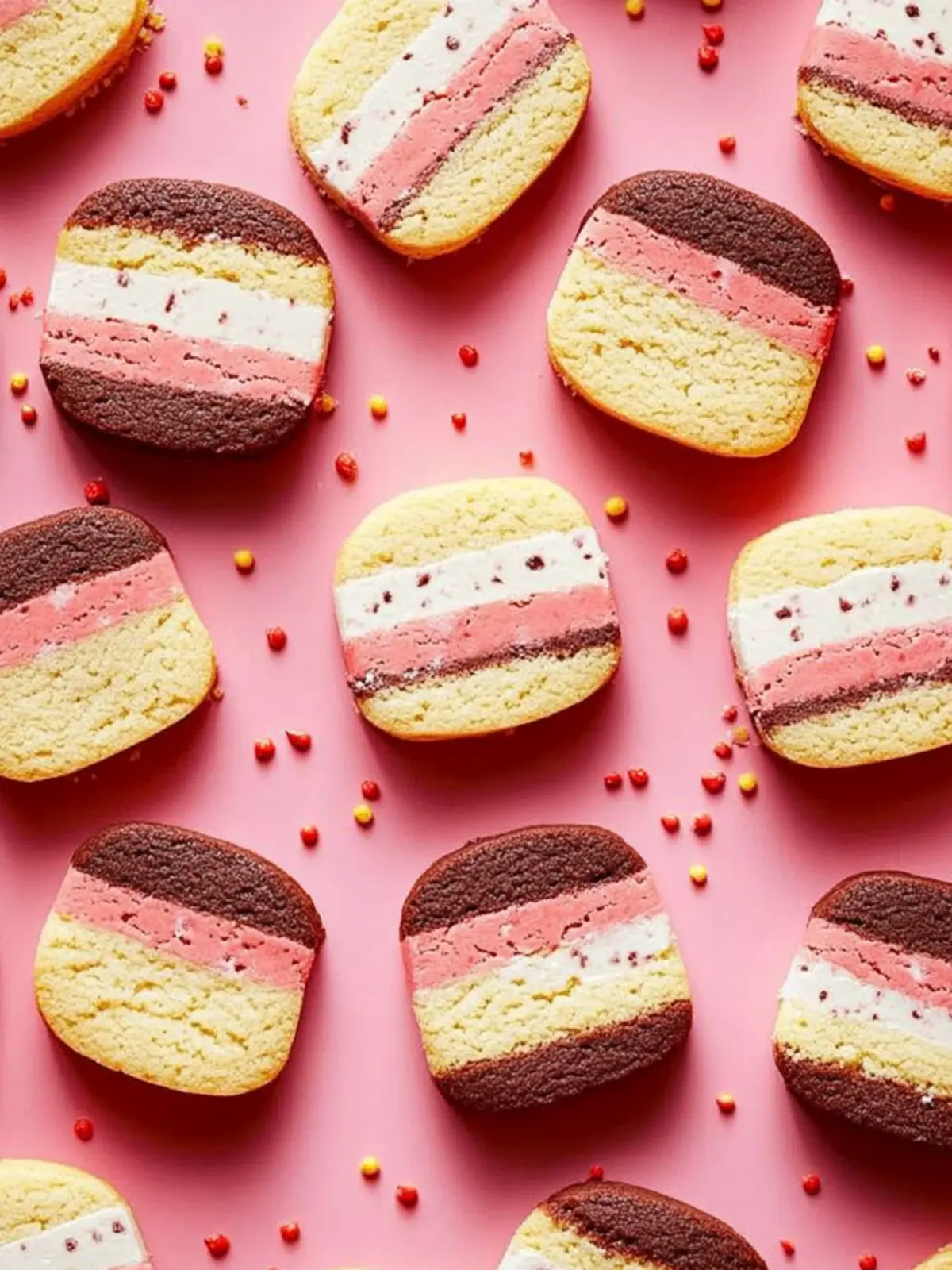 Tri-Color Neapolitan Cookies That Wow Every Occasion 2 Neapolitan Cookies