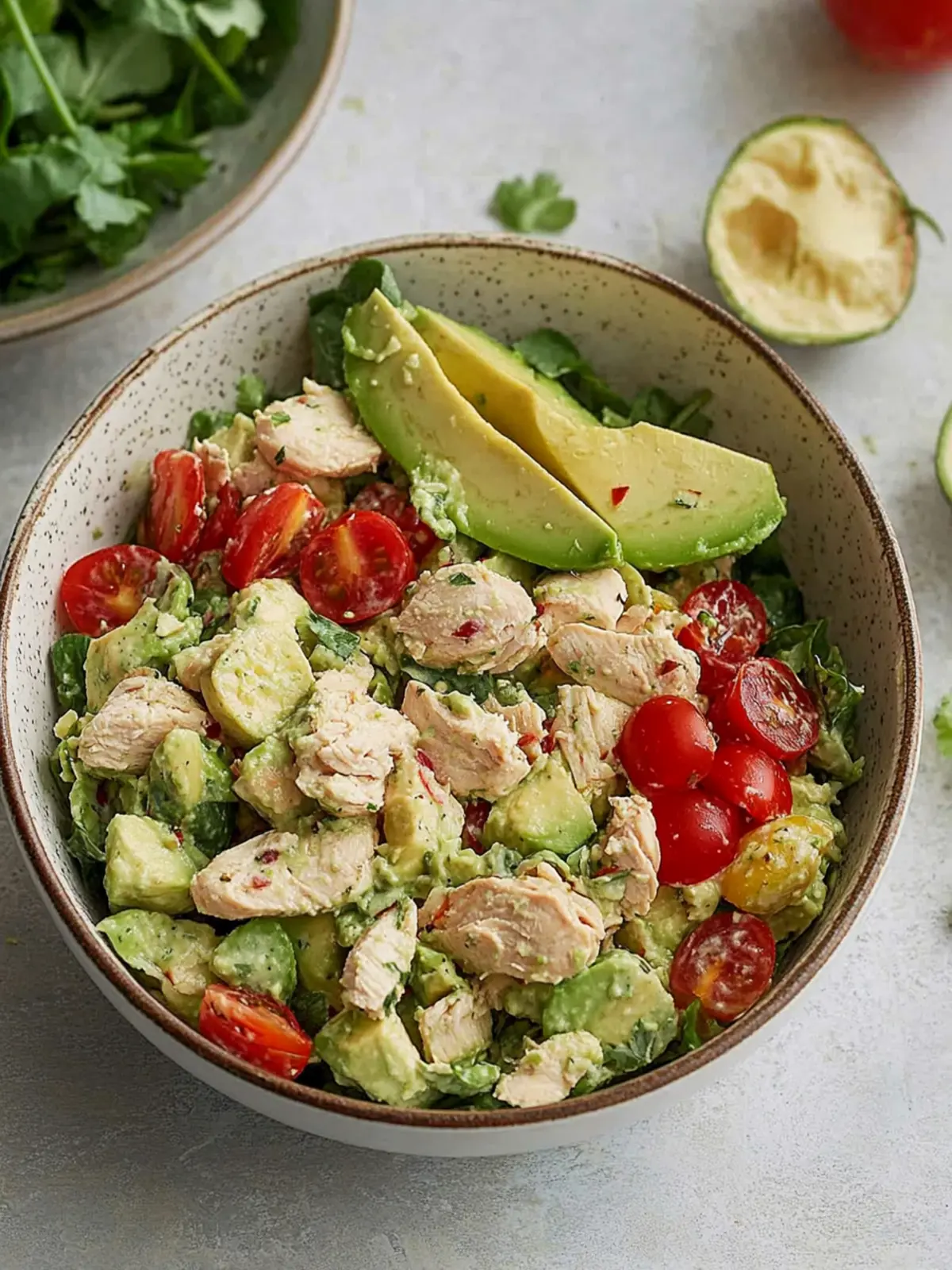 Creamy Avocado Chicken Salad: A Fresh Twist for Sandwiches 3 Avocado Chicken Salad