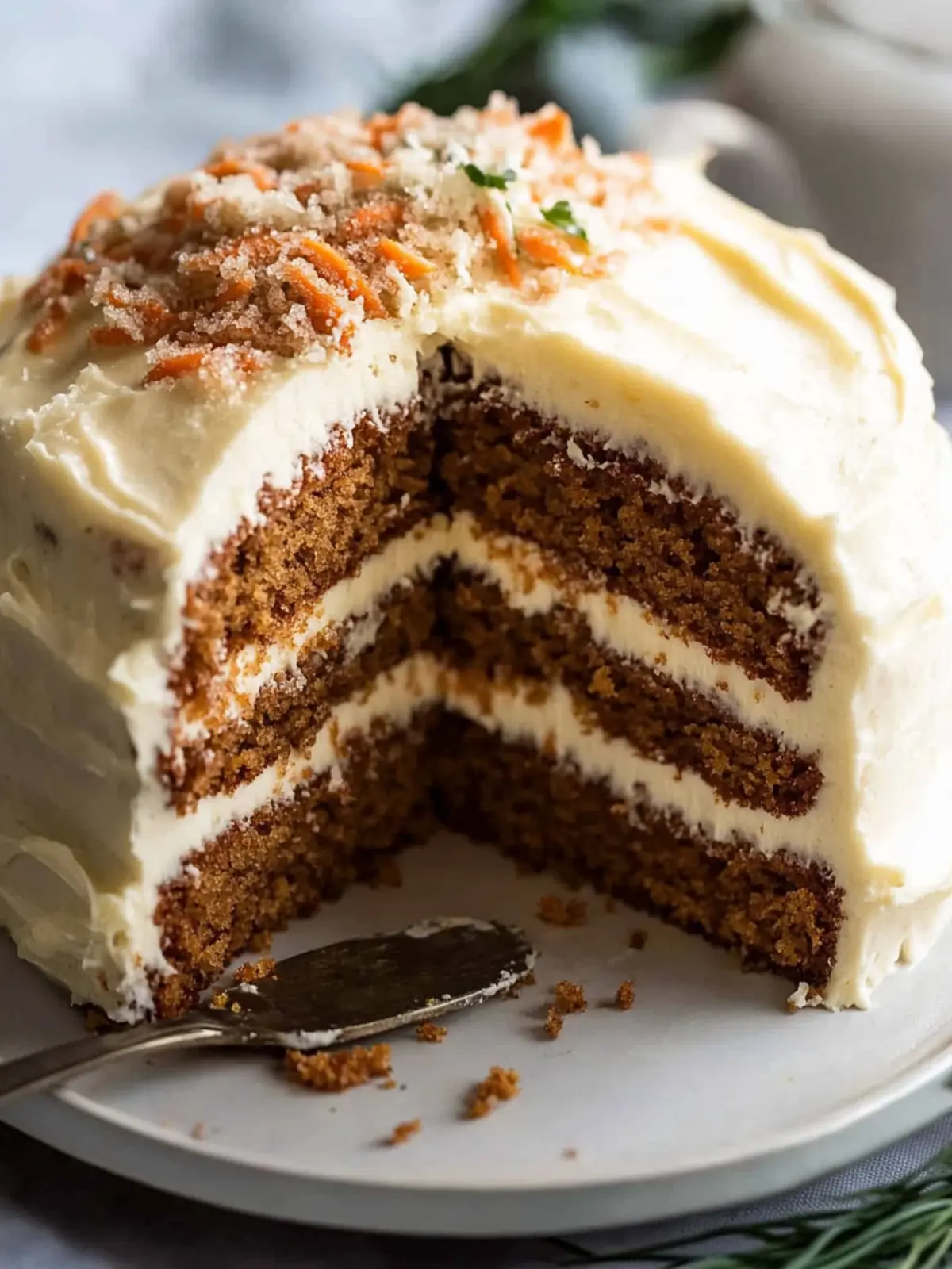 Irresistibly Moist Carrot Cake with Dreamy Cream Cheese Frosting 5 Carrot Cake