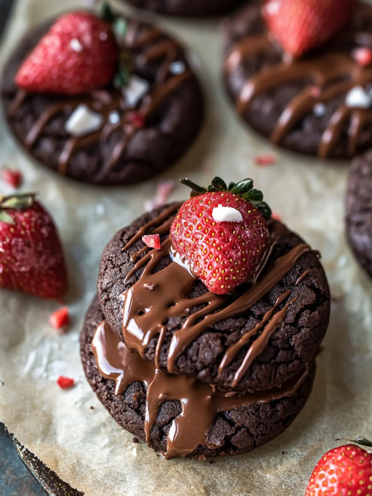 Decadent Chocolate Covered Strawberry Cookies You’ll Love 5 Chocolate Covered Strawberry Cookies