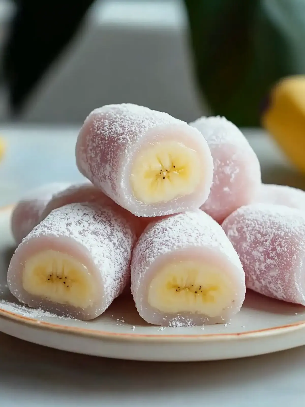 Banana Mochi Bliss: Chewy Coconut-Covered Delights 5 Banana Mochi