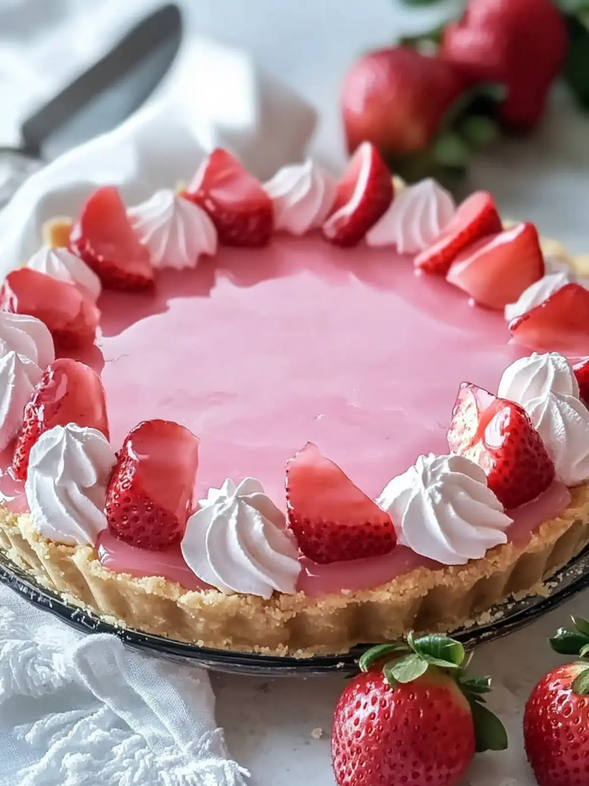 Irresistible Strawberry Cream Cheese Jello Pie: No-Bake Bliss 3 Strawberry Cream Cheese Jello Pie