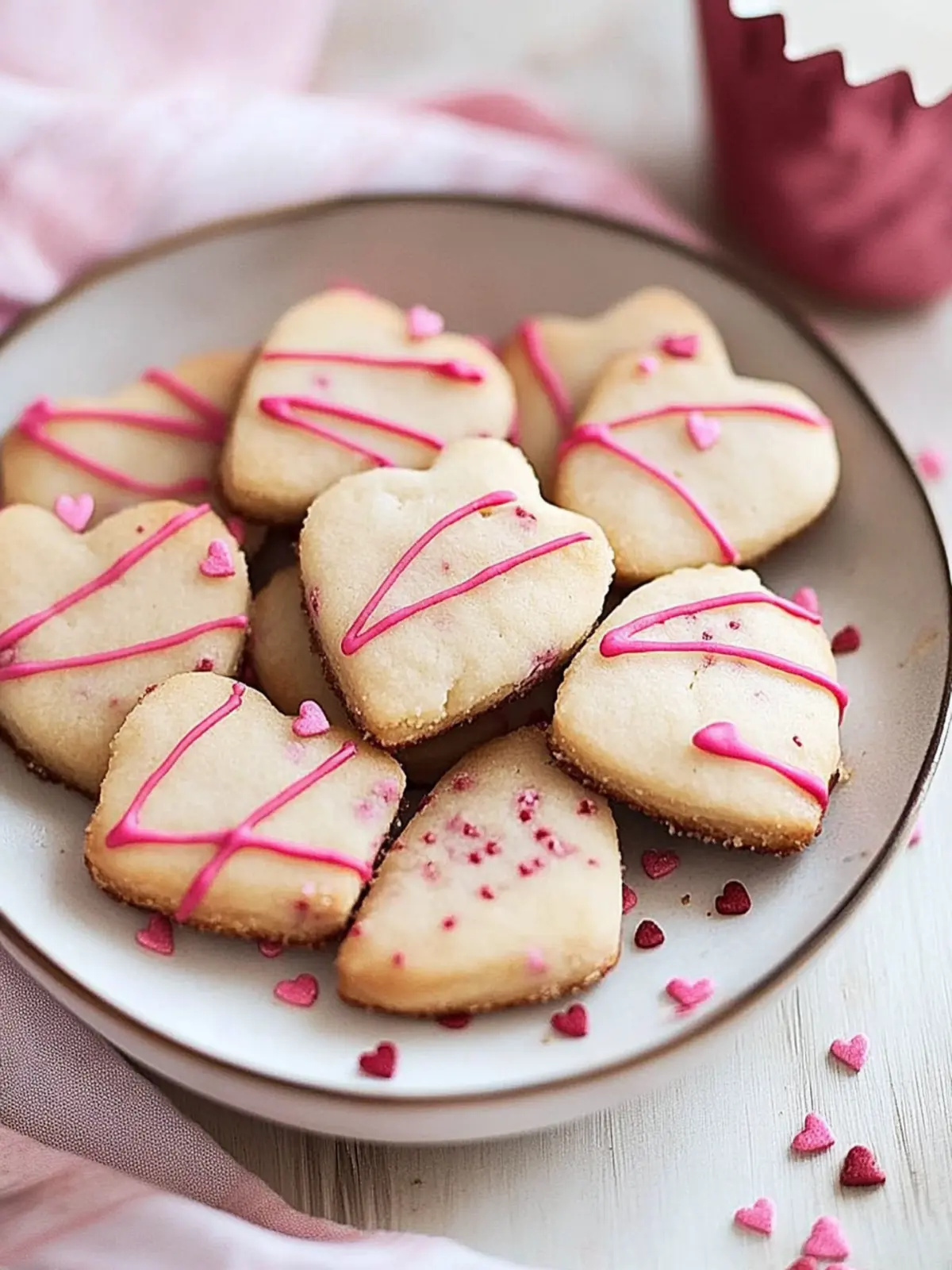Deliciously EASY Valentine Shortbread Cookies You’ll Love 2 EASY Valentine Shortbread Cookies