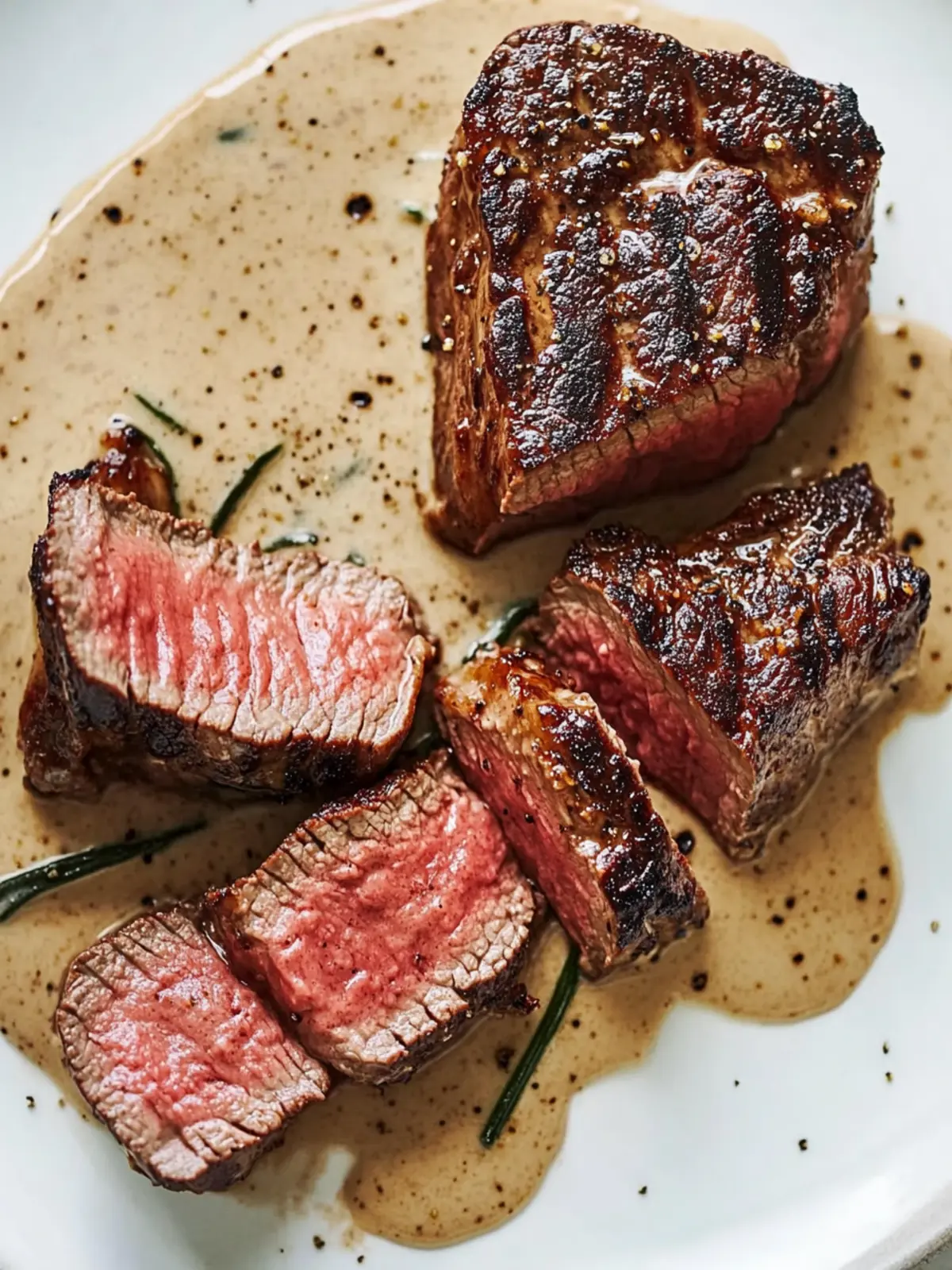 Irresistible Steak With Bourbon Garlic Cream Sauce Delight 3 Steak With Bourbon Garlic Cream Sauce