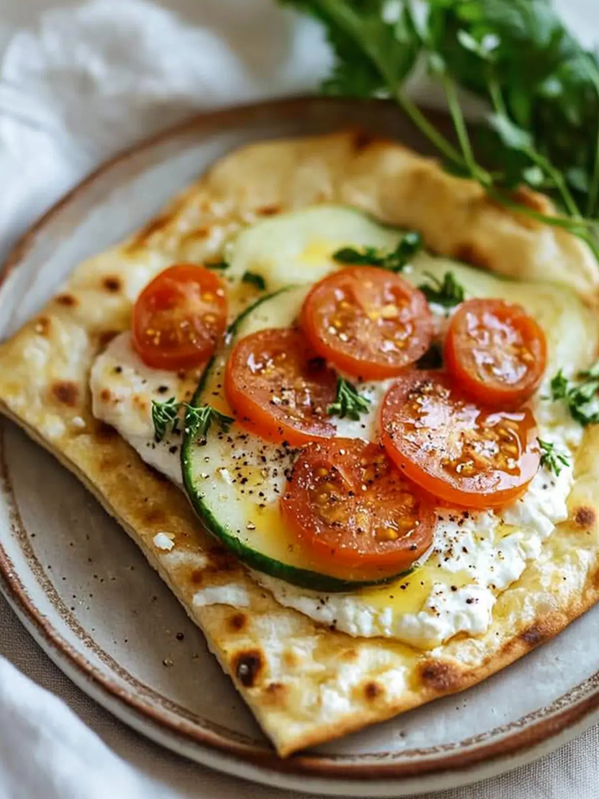 Whip Up This 2 Ingredient High Protein Cottage Cheese Flatbread 2 2 Ingredient High Protein Cottage Cheese Flatbread Recipe
