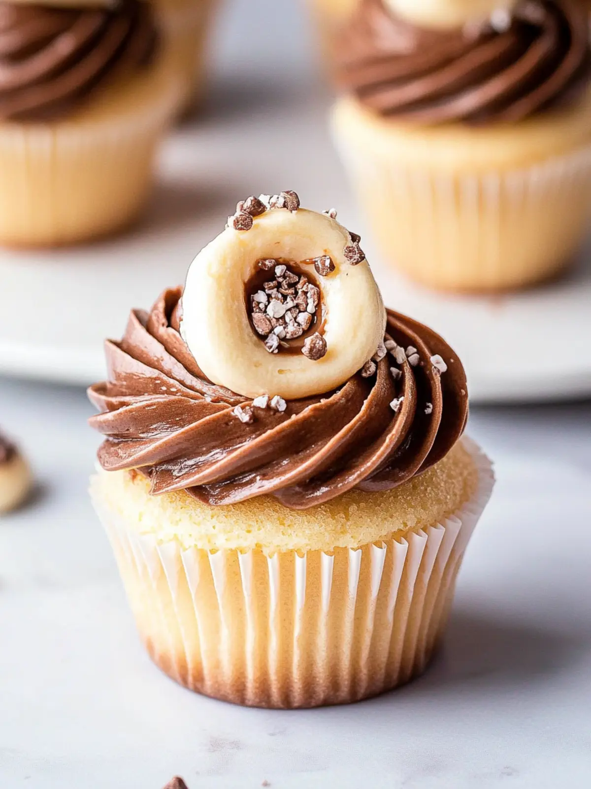 Irresistible Vanilla Nutella Cupcakes for the Ultimate Treat 2 Vanilla Nutella Cupcakes