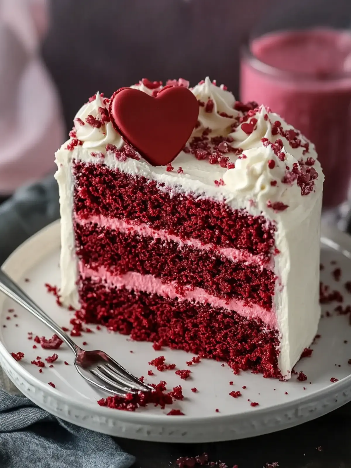 Valentine's Heart Red Velvet Cake: Your Sweet Celebration Star 5 Valentine’s Heart Red Velvet Cake: A Delightful Recipe for Sweet Celebrations
