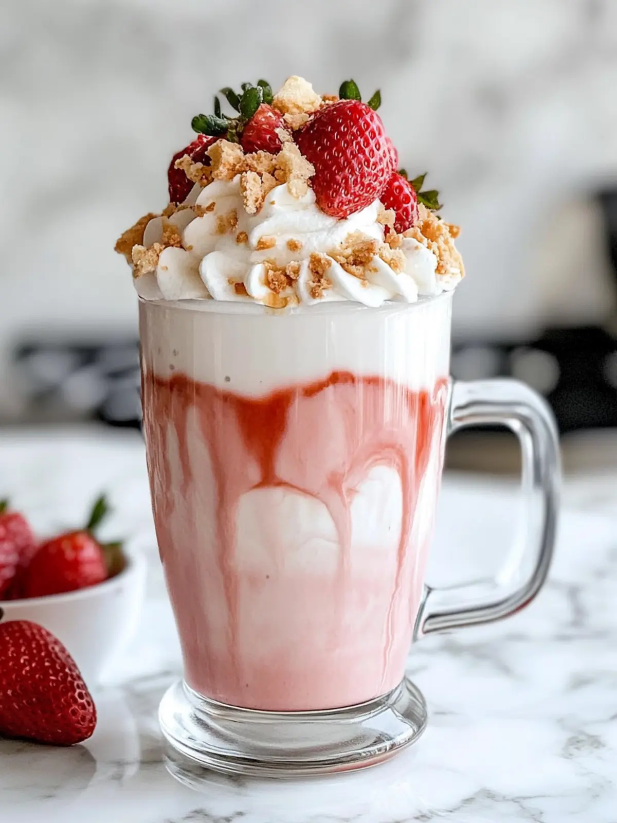 Delight in a Strawberry Shortcake Latte for Cozy Vibes 4 Strawberry Shortcake Latte