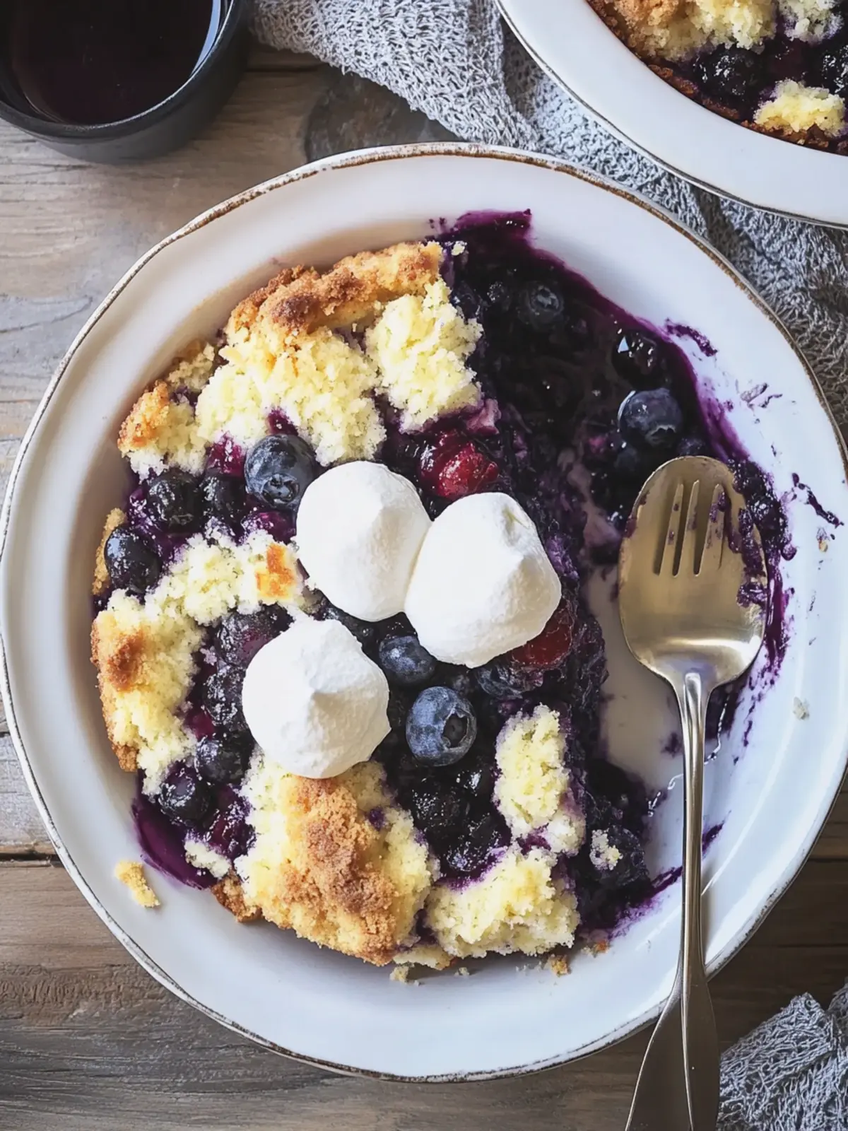 Make Easy Blueberry Dump Cake in Just 4 Simple Steps 3 Blueberry Dump Cake
