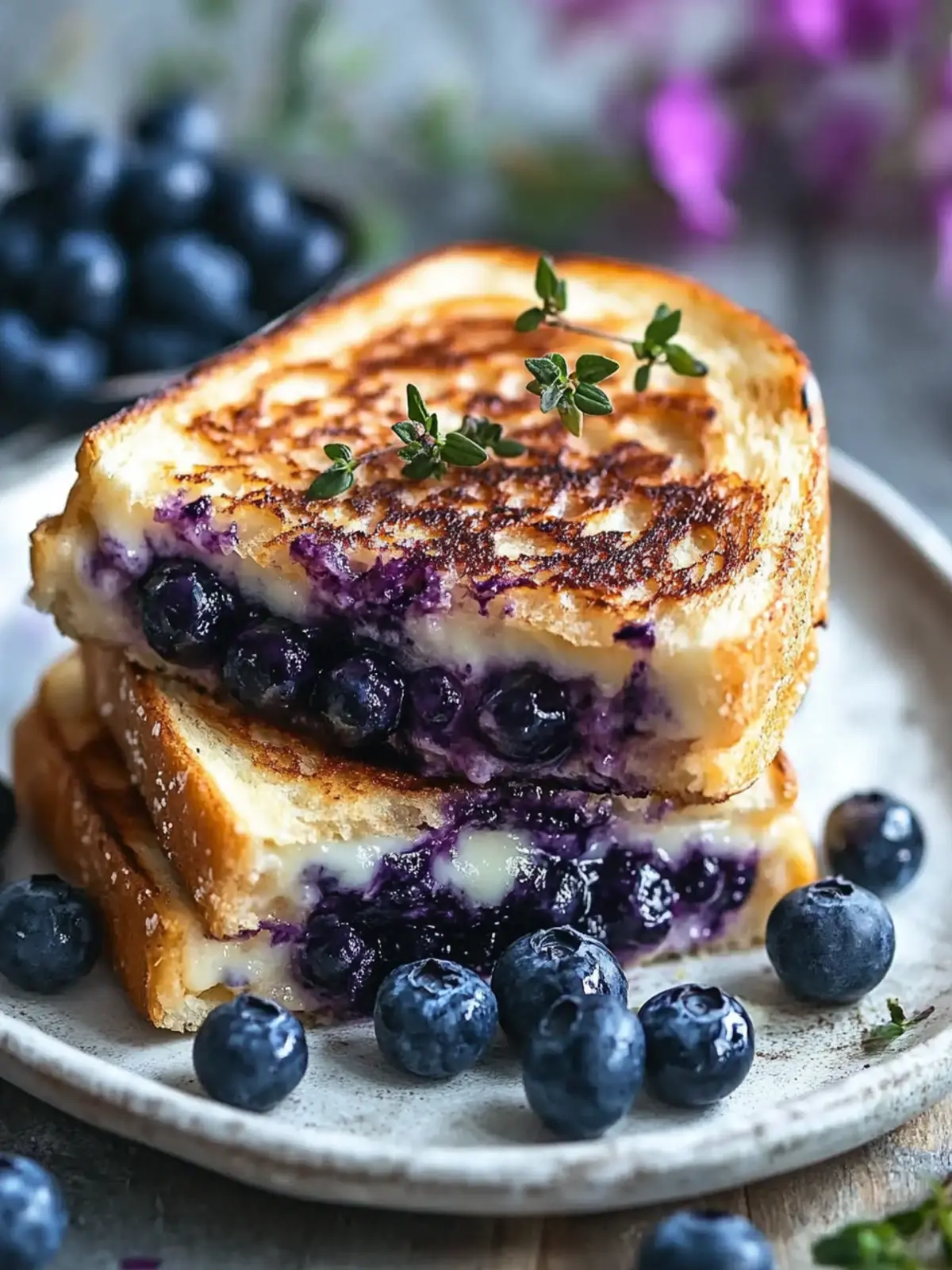 Crispy Blueberry Grilled Cheese: A Sweet Brunch Surprise 5 Crispy Blueberry Grilled Cheese