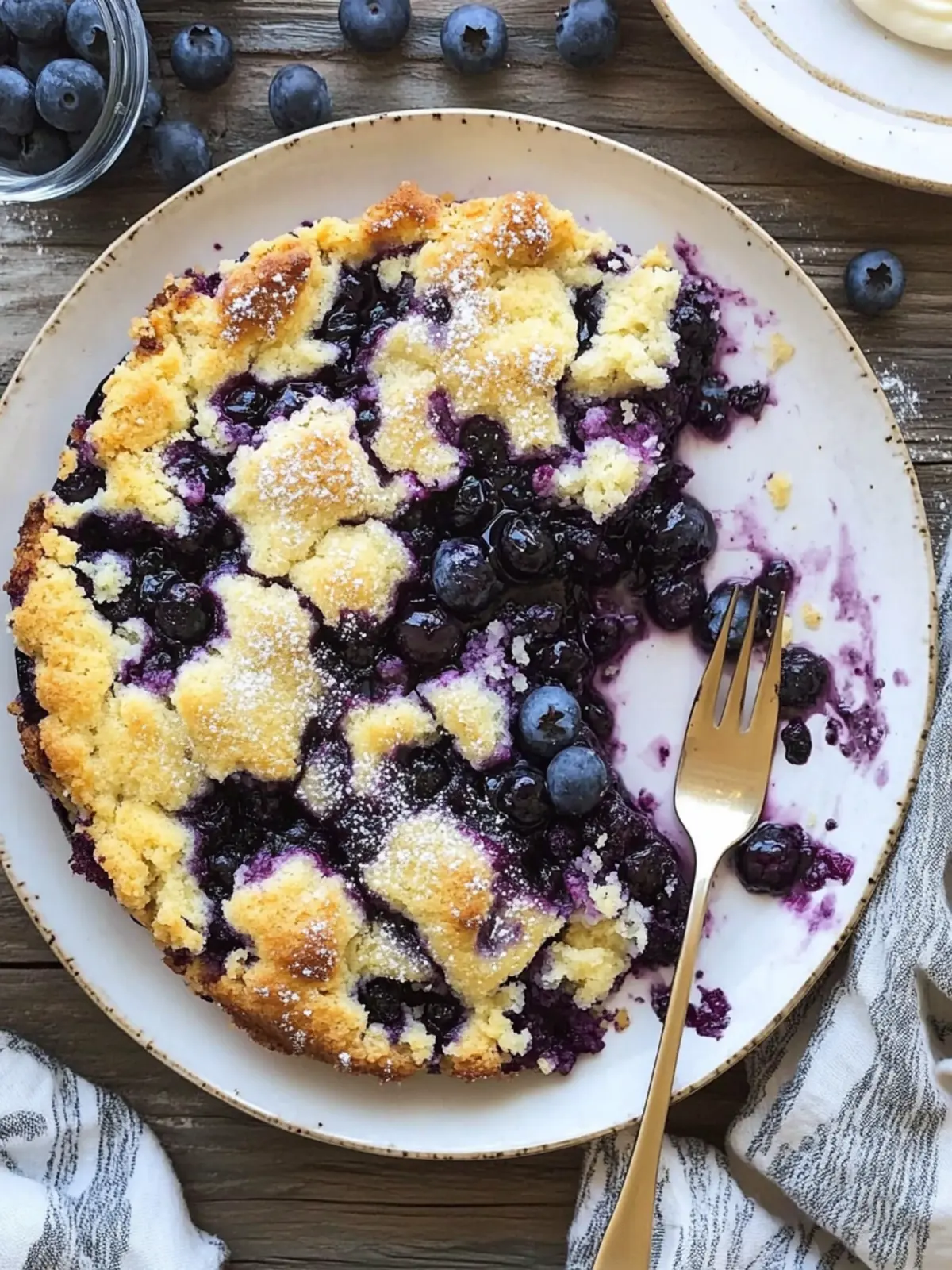 Make Easy Blueberry Dump Cake in Just 4 Simple Steps 2 Blueberry Dump Cake