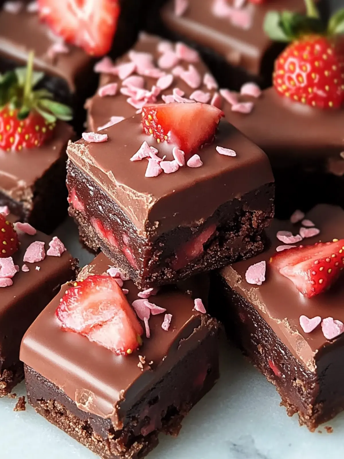 Irresistible Chocolate Covered Strawberry Fudge Recipe Easy Treat 5 Chocolate Covered Strawberry Fudge Recipe Easy Valentine’s Day Treat