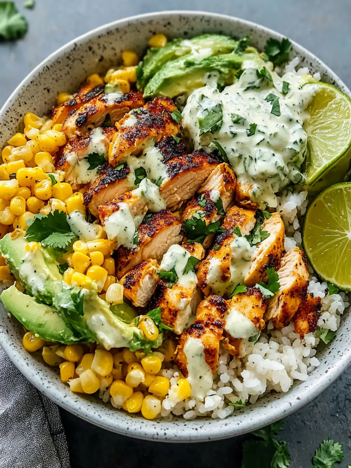 Delicious 30-Minute Street Corn Chicken Rice Bowl for Busy Nights 5 30-Minute Street Corn Chicken Rice Bowl