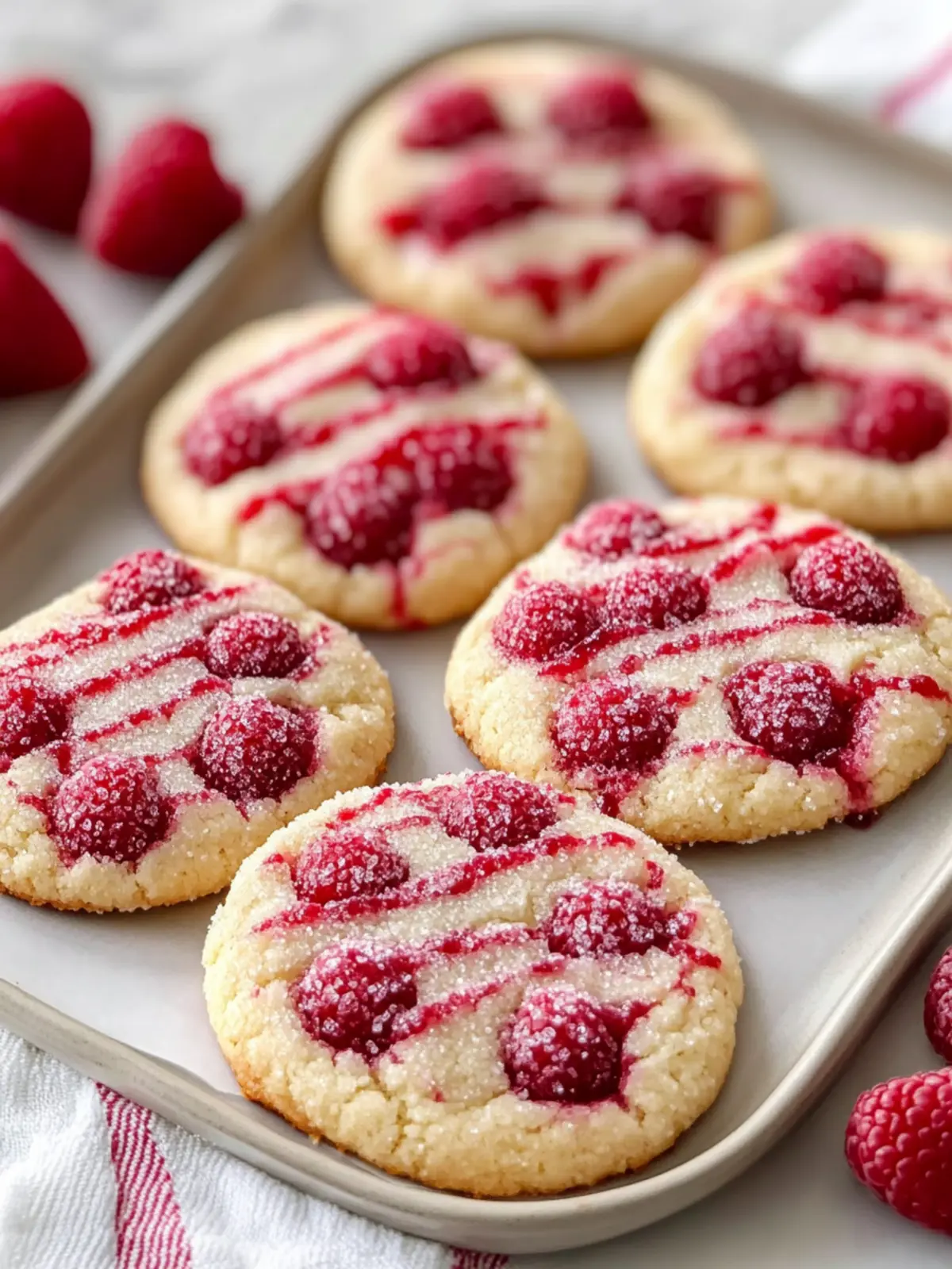 Delicious Raspberry Sugar Cookies Bursting with Real Flavor 2 Raspberry Sugar Cookies (Real Flavor)