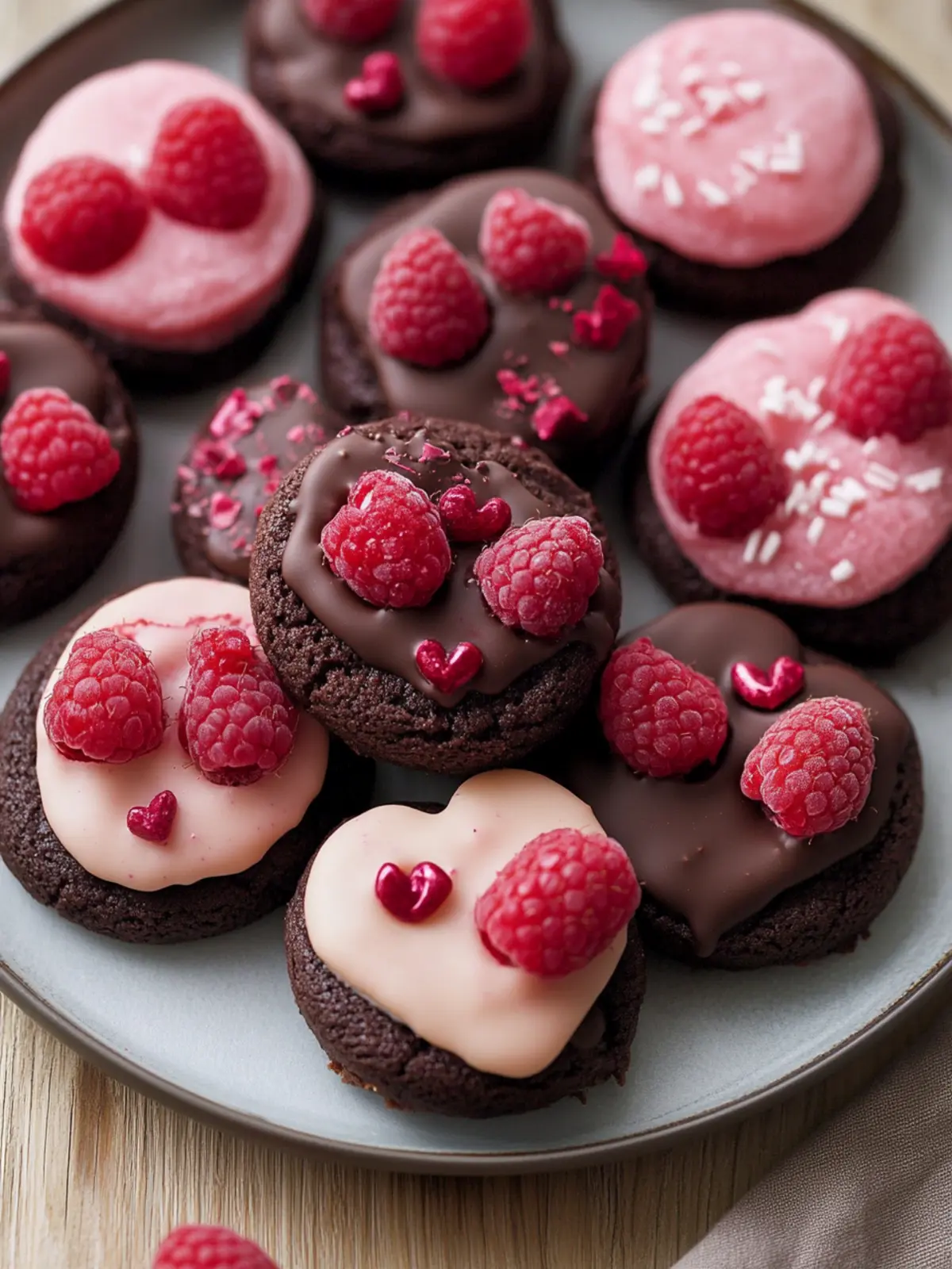 Valentine Ganache Cookies: Soft Treats for Sweet Moments 3 Valentine Ganache Cookies: Soft-Hearted Chocolate and Raspberry Treats for Sweet Moments
