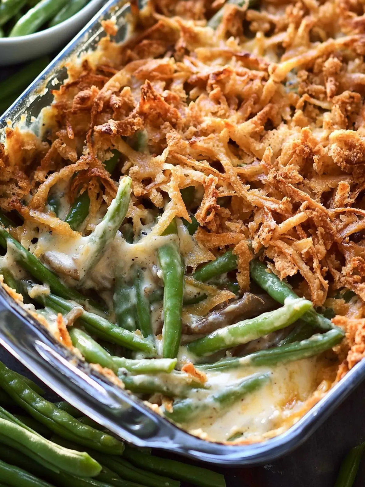 Green Bean Casserole Perfection: The Ultimate Comfort Side 3 Green Bean Casserole perfection!