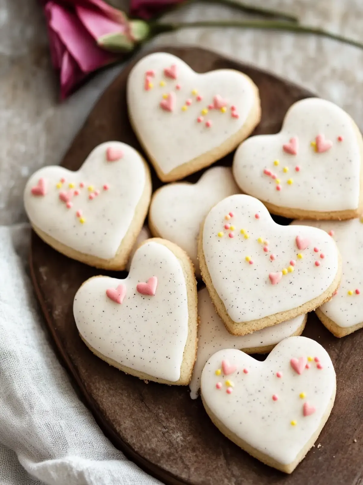 How to Make Rustic Speckled Heart Cookies That Wow Your Guests 3 How to Make Rustic Speckled Heart Cookies