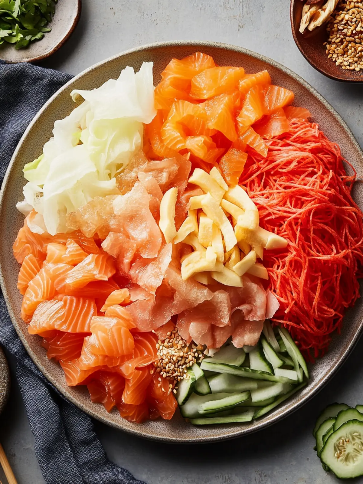 Delicious Prosperity Salad (Yusheng) for Lunar New Year Joy 4 Prosperity Salad (Yusheng)
