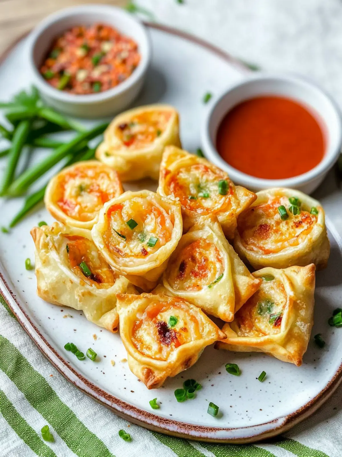 Crispy Crab Rangoon Pinwheels for Your Next Party Fiesta 3 Crab Rangoon Pinwheels