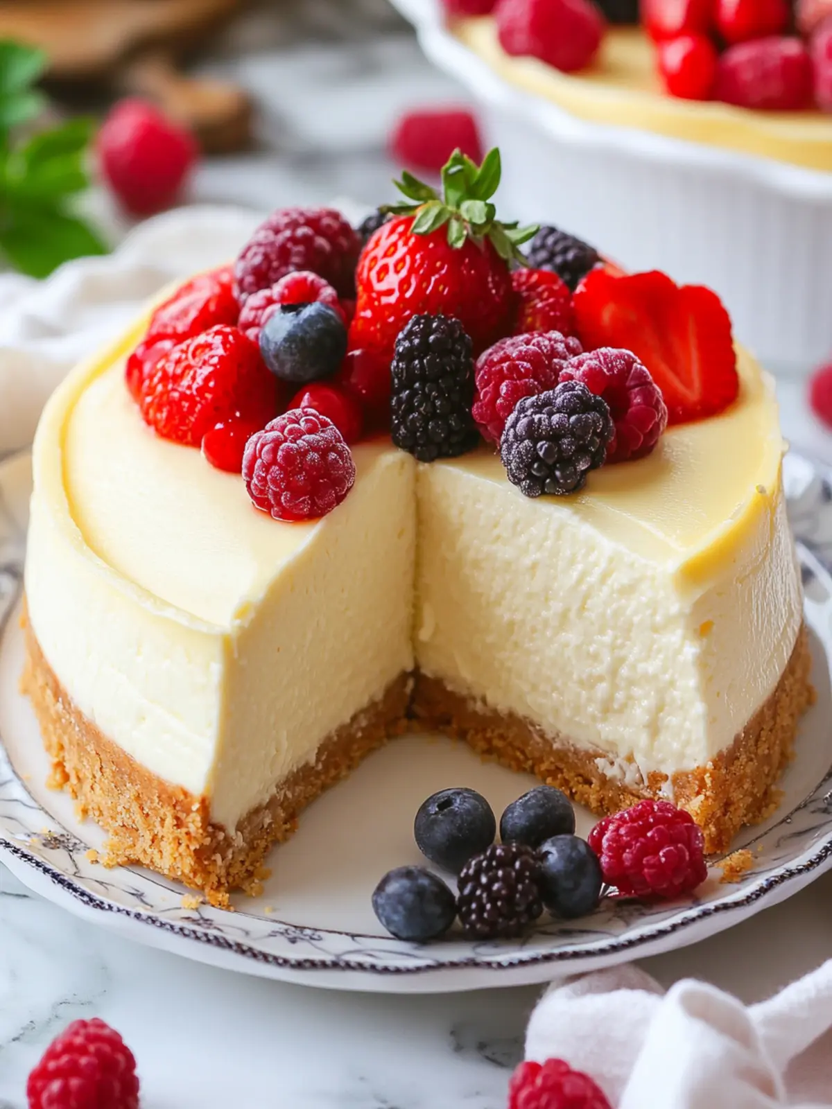The Best Classic Vanilla Cheesecake Recipe You'll Love! 4 The Best Classic Vanilla Cheesecake Recipe! (video)