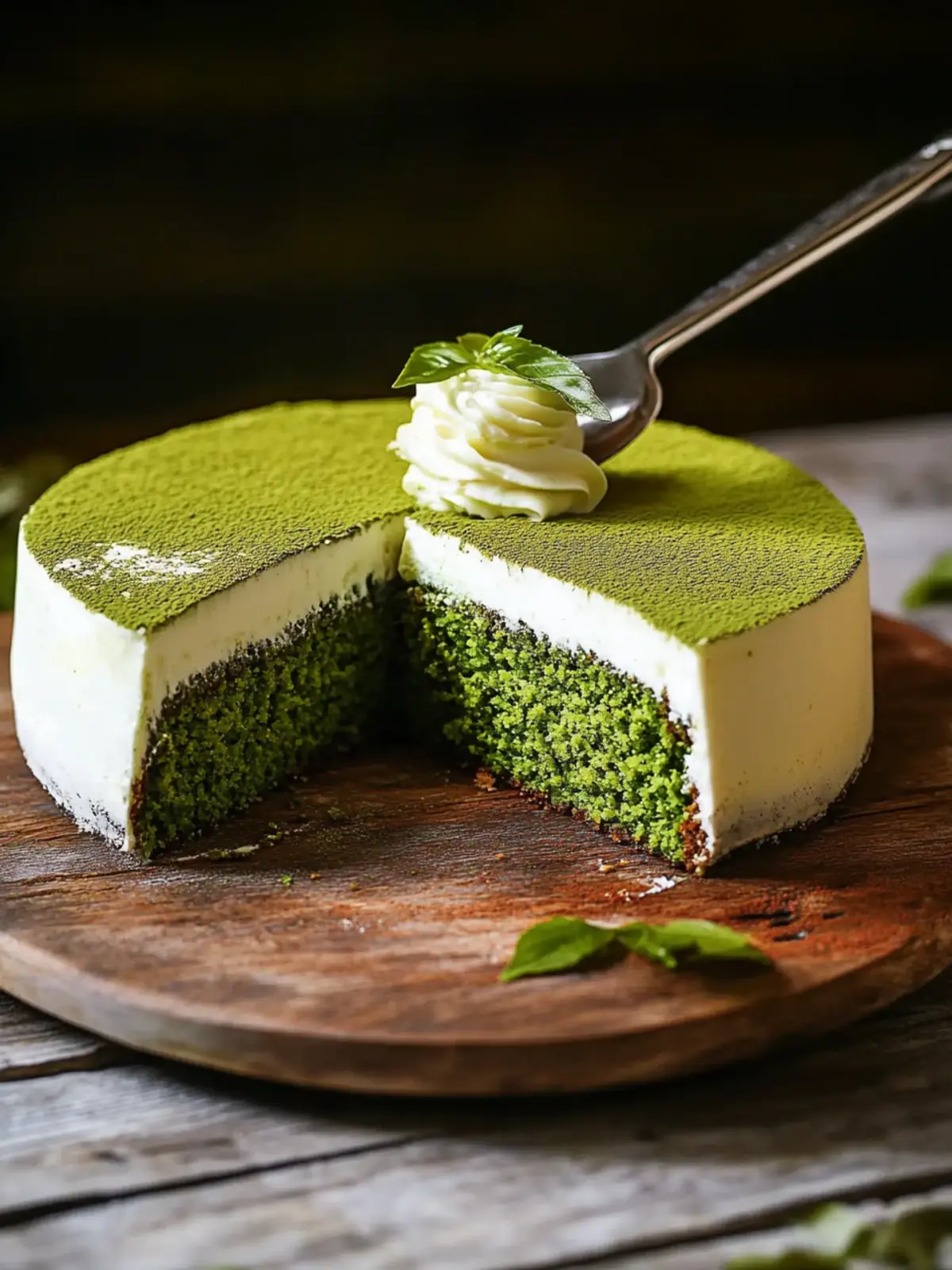 Moist Matcha Cake with Cream Cheese Frosting Delight 5 Matcha Cake