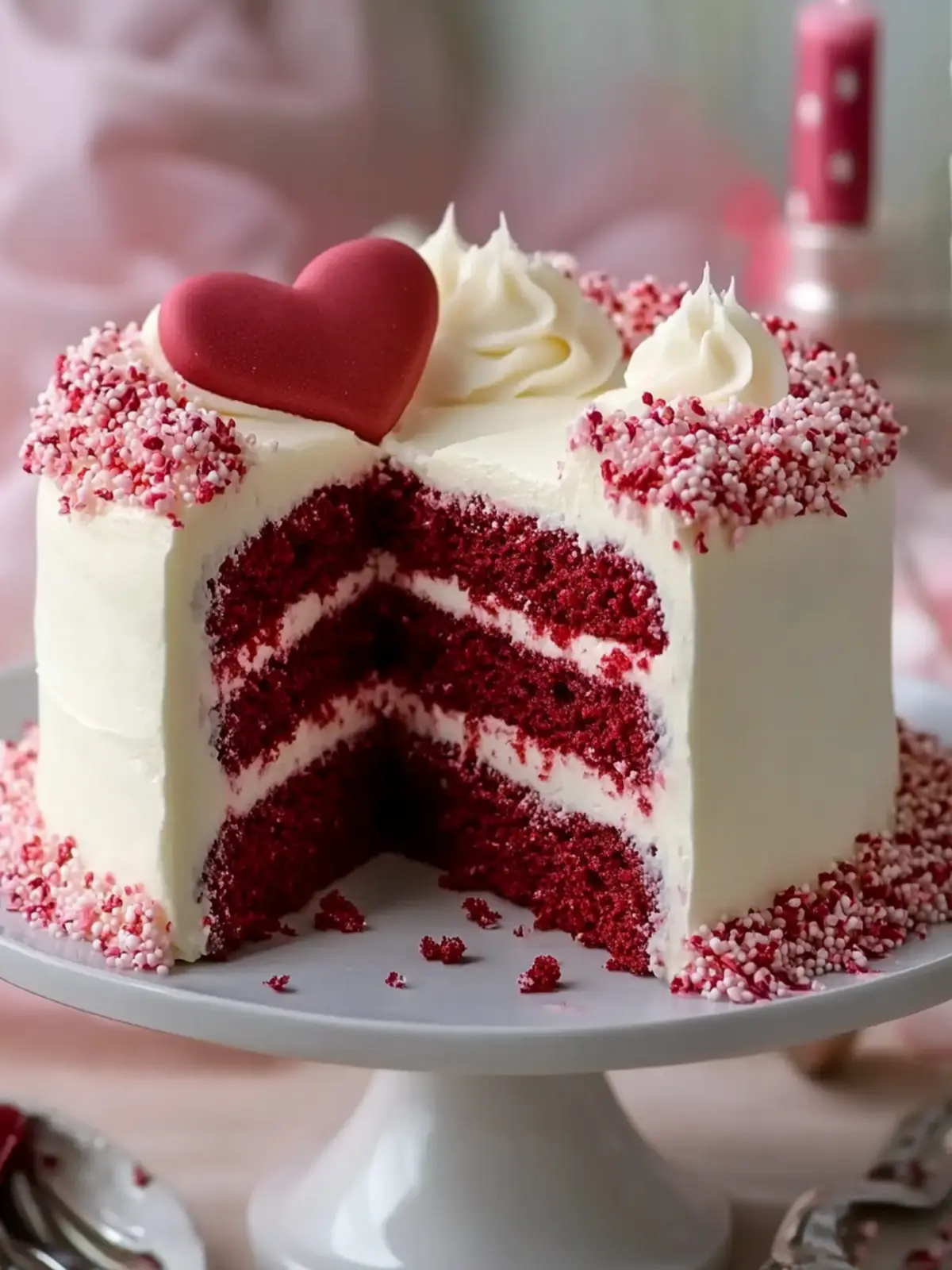 Valentine's Heart Red Velvet Cake: Your Sweet Celebration Star 3 Valentine’s Heart Red Velvet Cake: A Delightful Recipe for Sweet Celebrations