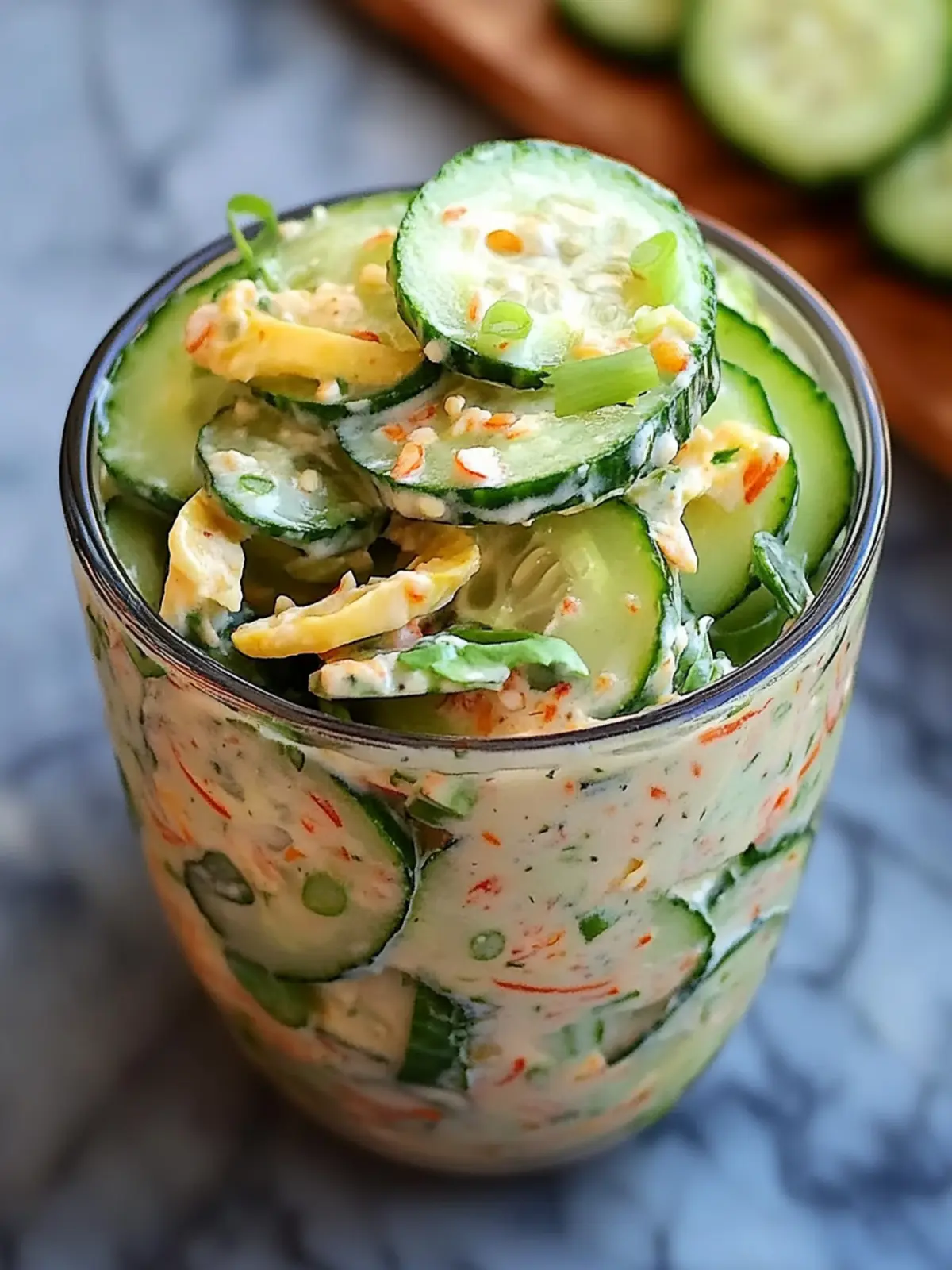 Creamy Asian Cucumber Salad Bowl Recipe – Fresh & No-Cook Delight 3 Creamy Asian Cucumber Salad Bowl Recipe