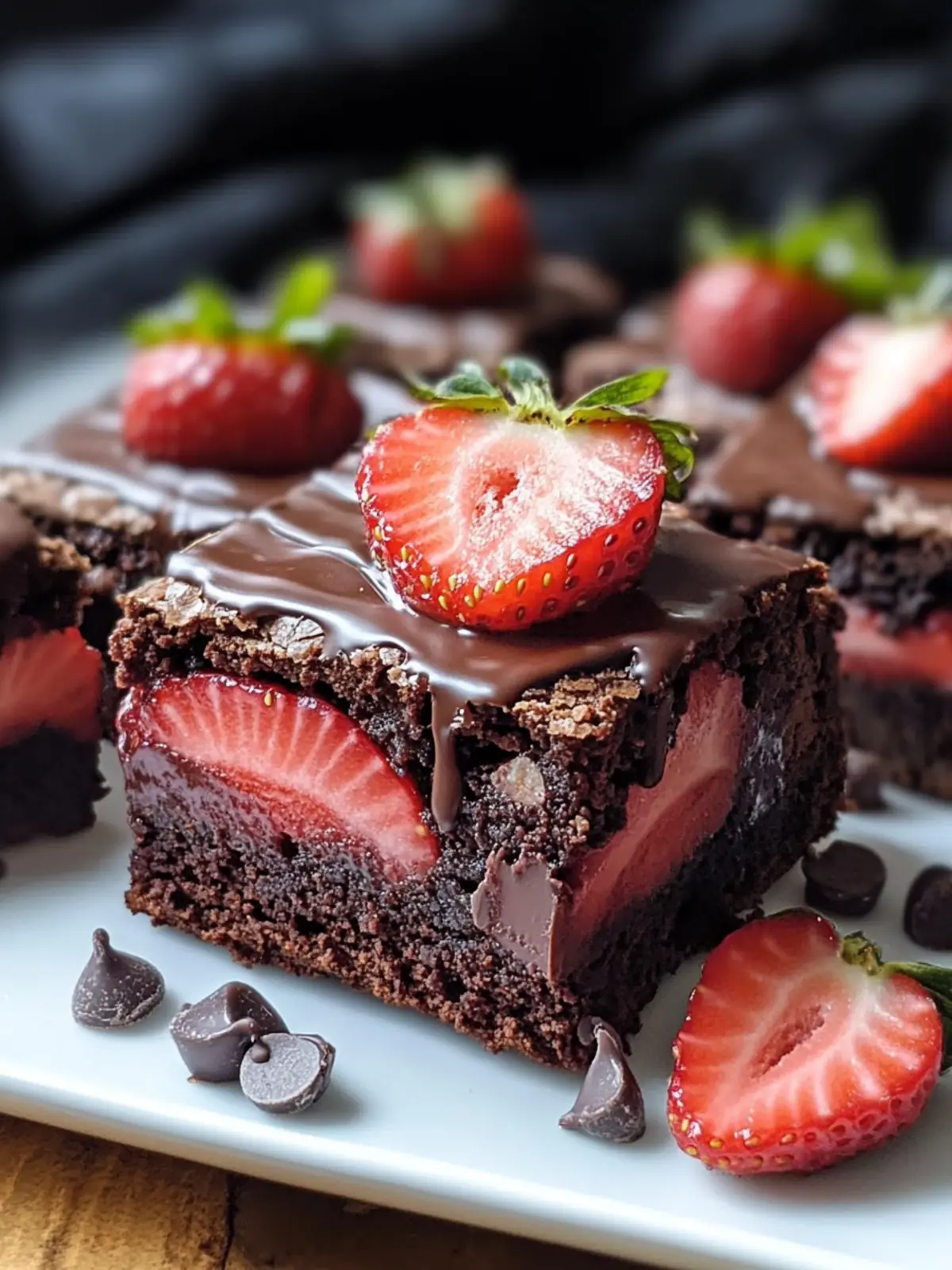 Irresistible Chocolate Covered Strawberry Brownies to Savor 4 Chocolate Covered Strawberry Brownies