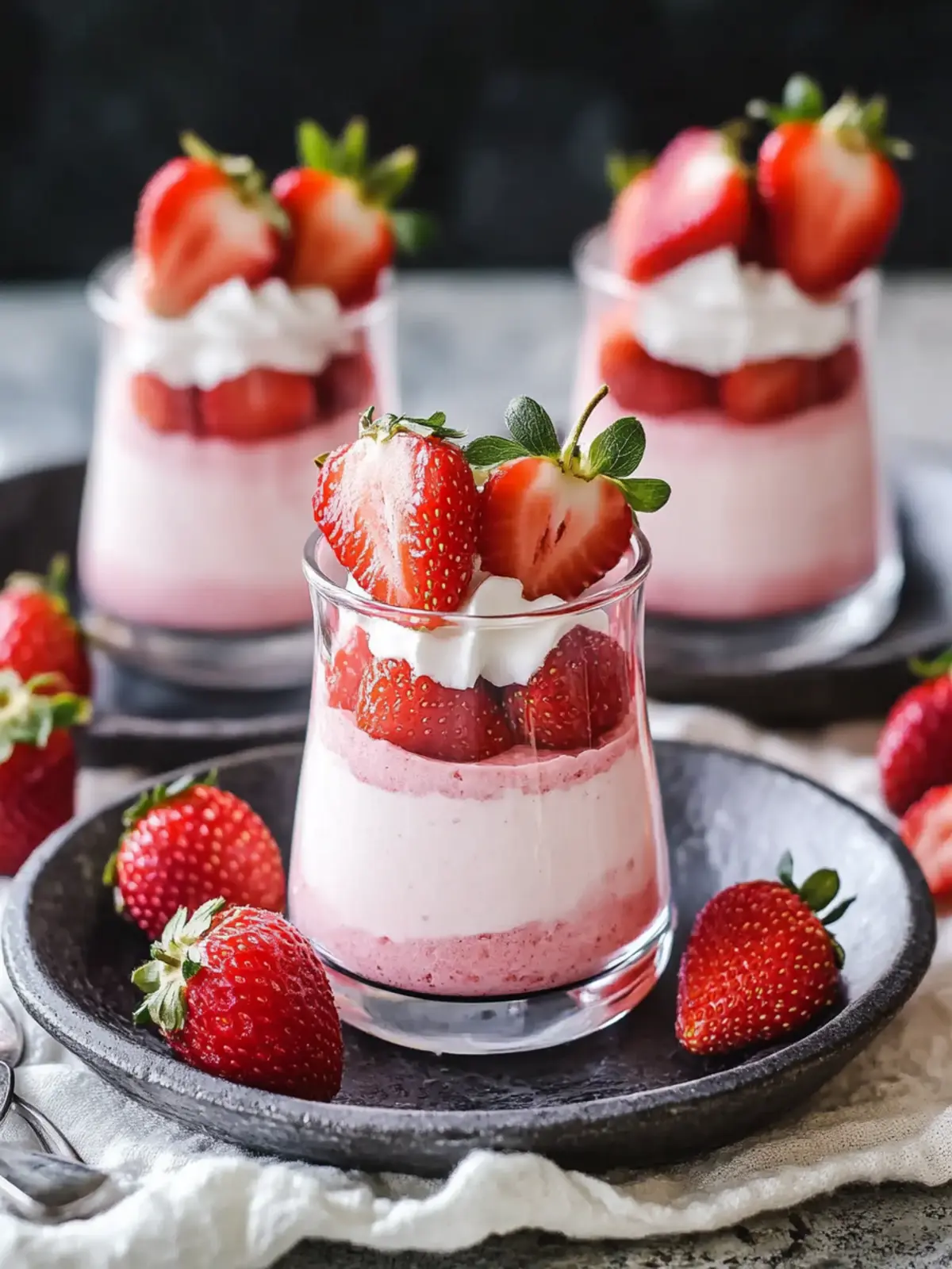 Decadent Strawberry Mousse: Easy, Guilt-Free Dessert Bliss 3 Strawberry Mousse