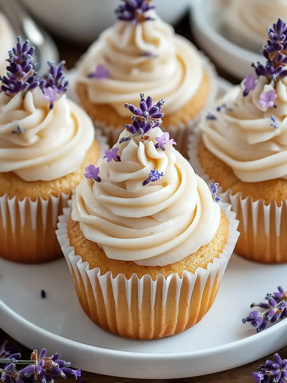 Lavender Honey Cupcakes: Your Perfect Springtime Delight 3 Lavender Honey Cupcakes: A Delightful Floral Treat