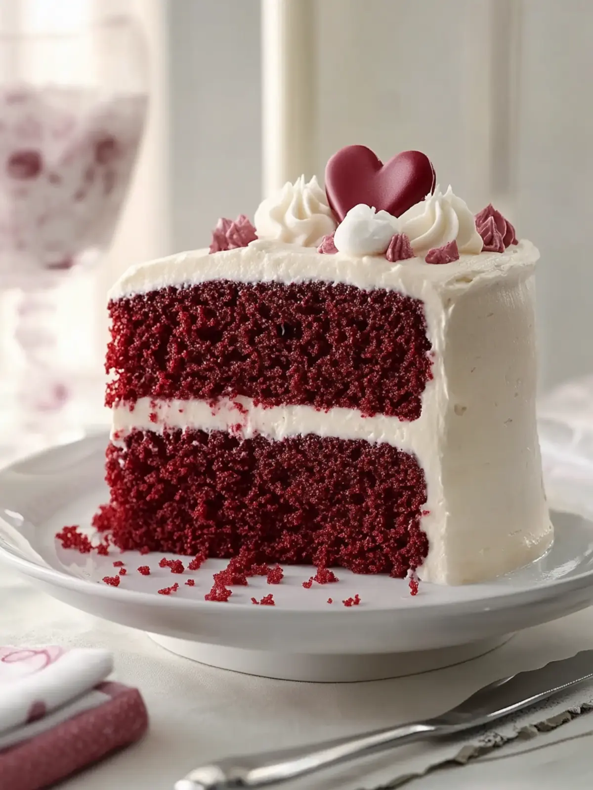Valentine's Heart Red Velvet Cake: Your Sweet Celebration Star 4 Valentine’s Heart Red Velvet Cake: A Delightful Recipe for Sweet Celebrations