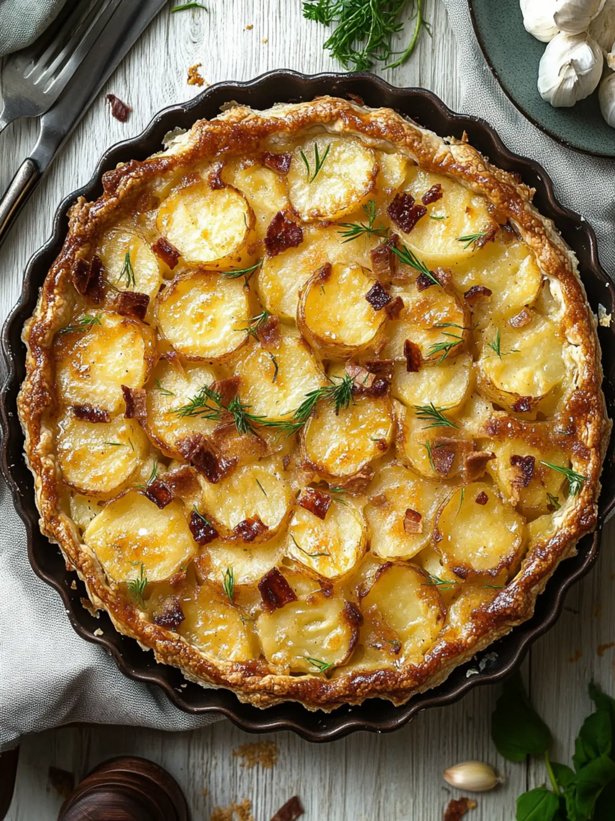 Creamy Irish Potato Pie with Crispy Bacon Delight 5 Irish Potato Pie