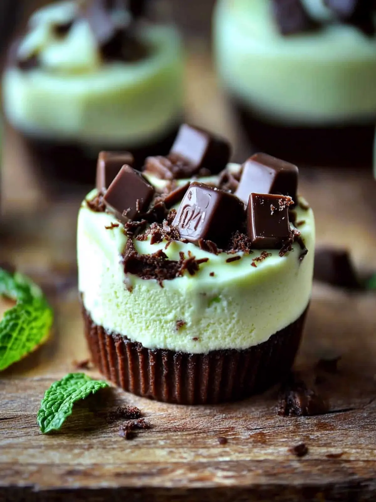 Andes Mint Mini Cheesecakes: A Sweet Treat for Any Occasion 3 Andes Mint Mini Cheesecakes