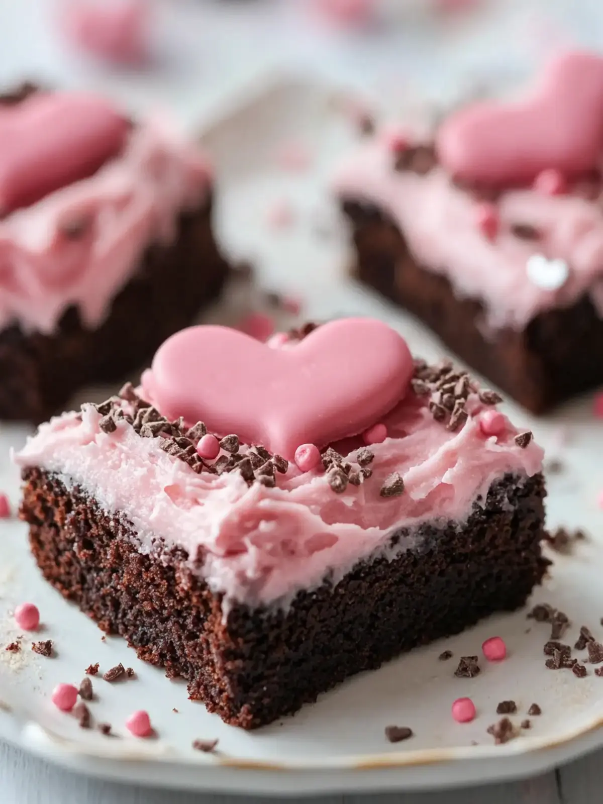 Fudgy Valentine's Day Brownies With Dreamy Frosting Recipe 5 Valentine’s Day Brownies With Frosting