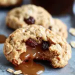 Gooey Oatmeal Raisin Cookies with Caramel Filling Delight 6 Oatmeal Raisin Cookies with Caramel Filling