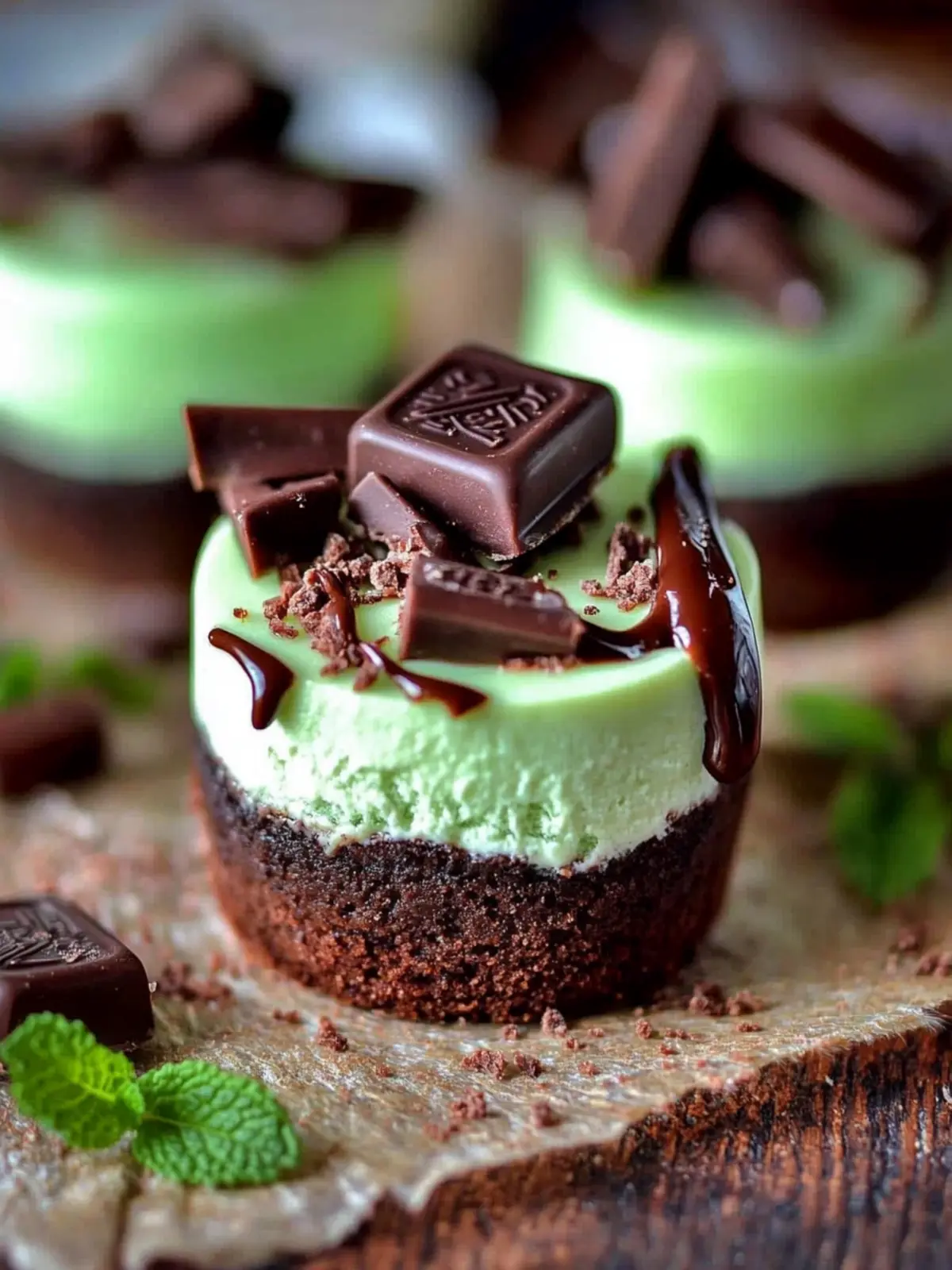 Andes Mint Mini Cheesecakes: A Sweet Treat for Any Occasion 4 Andes Mint Mini Cheesecakes