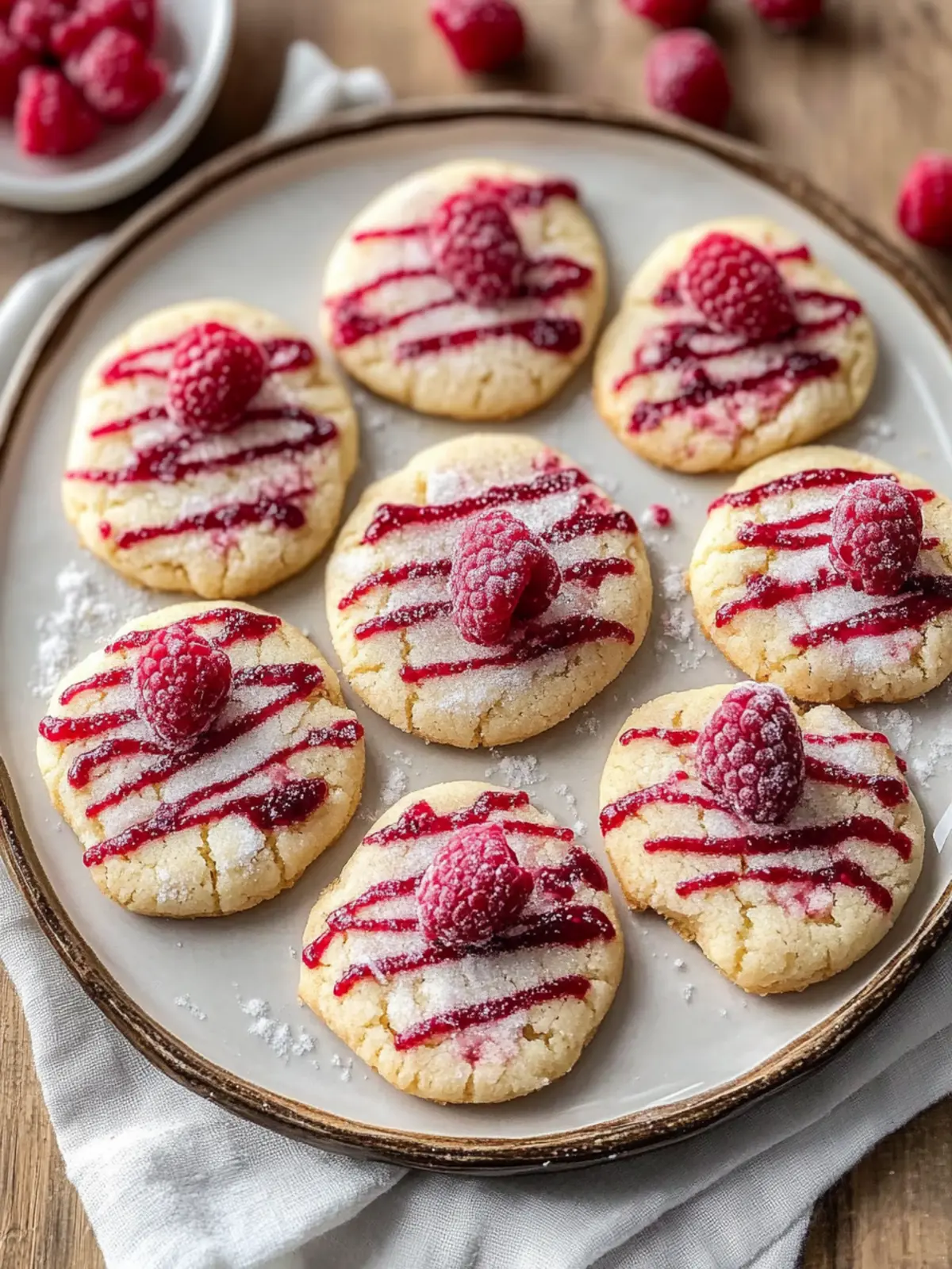 Delicious Raspberry Sugar Cookies Bursting with Real Flavor 3 Raspberry Sugar Cookies (Real Flavor)