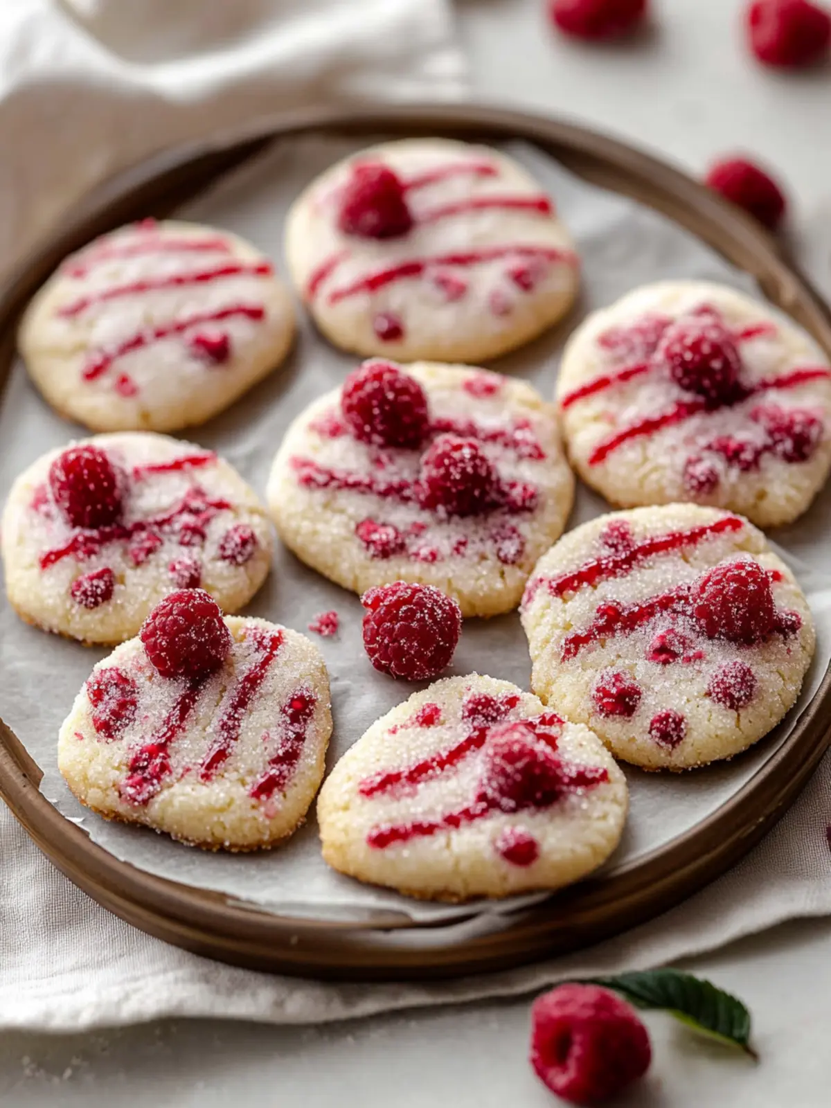 Delicious Raspberry Sugar Cookies Bursting with Real Flavor 4 Raspberry Sugar Cookies (Real Flavor)