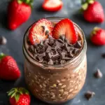 Decadent Chocolate Strawberry Overnight Oats You’ll Crave Daily 6 Decadent Chocolate Strawberry Overnight Oats