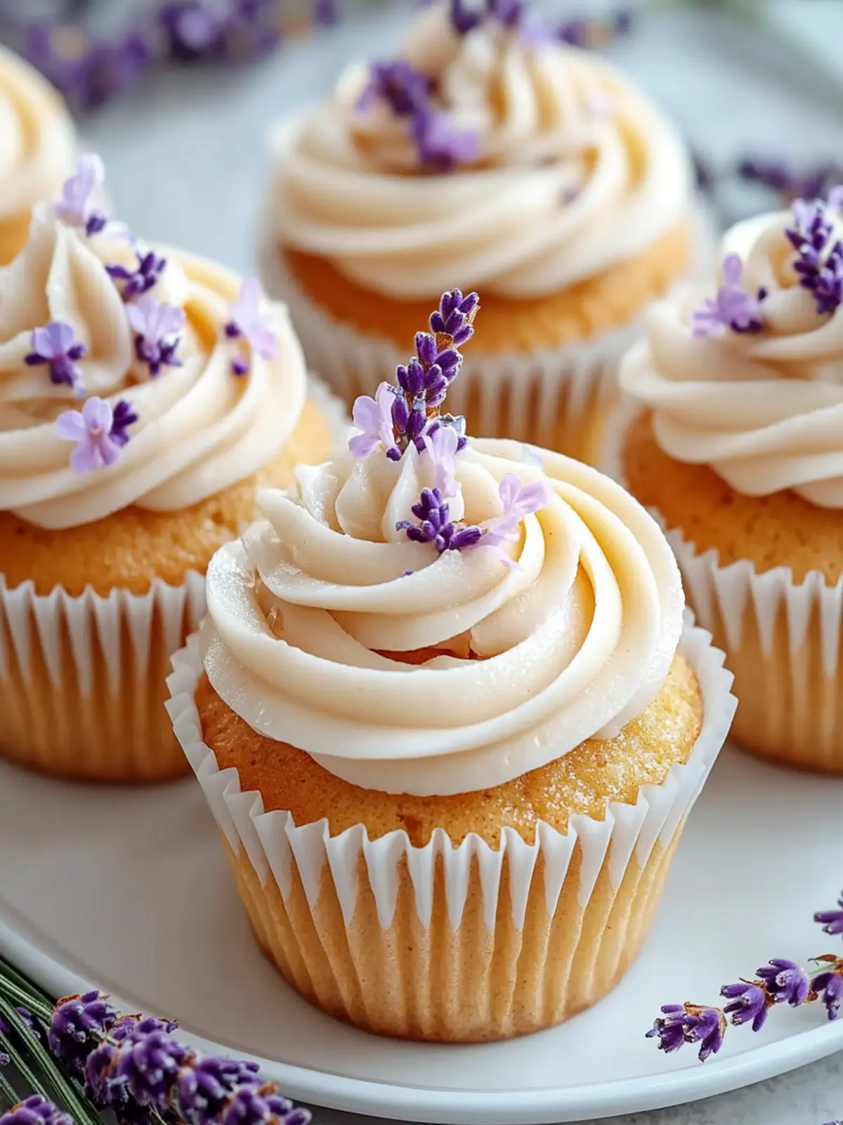Lavender Honey Cupcakes: Your Perfect Springtime Delight 4 Lavender Honey Cupcakes: A Delightful Floral Treat