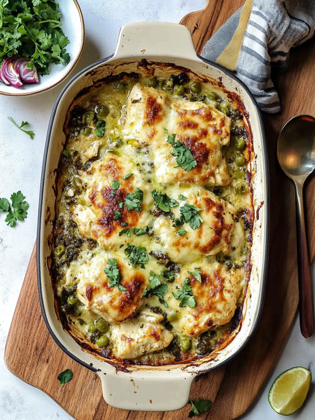 Delicious Salsa Verde Chicken Casserole for Cozy Nights 2 Delicious Salsa Verde Chicken Casserole